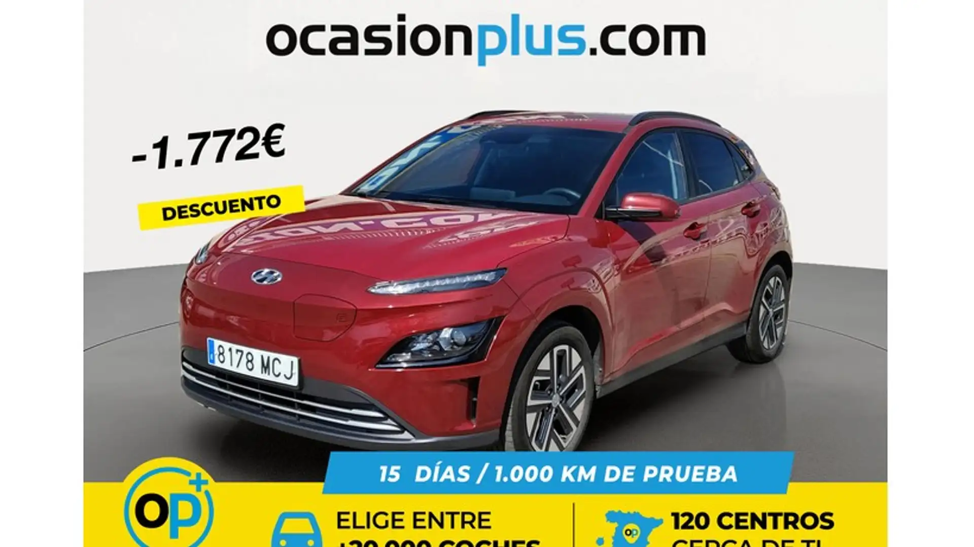 Hyundai KONA EV Maxx 100kW Rojo - 1