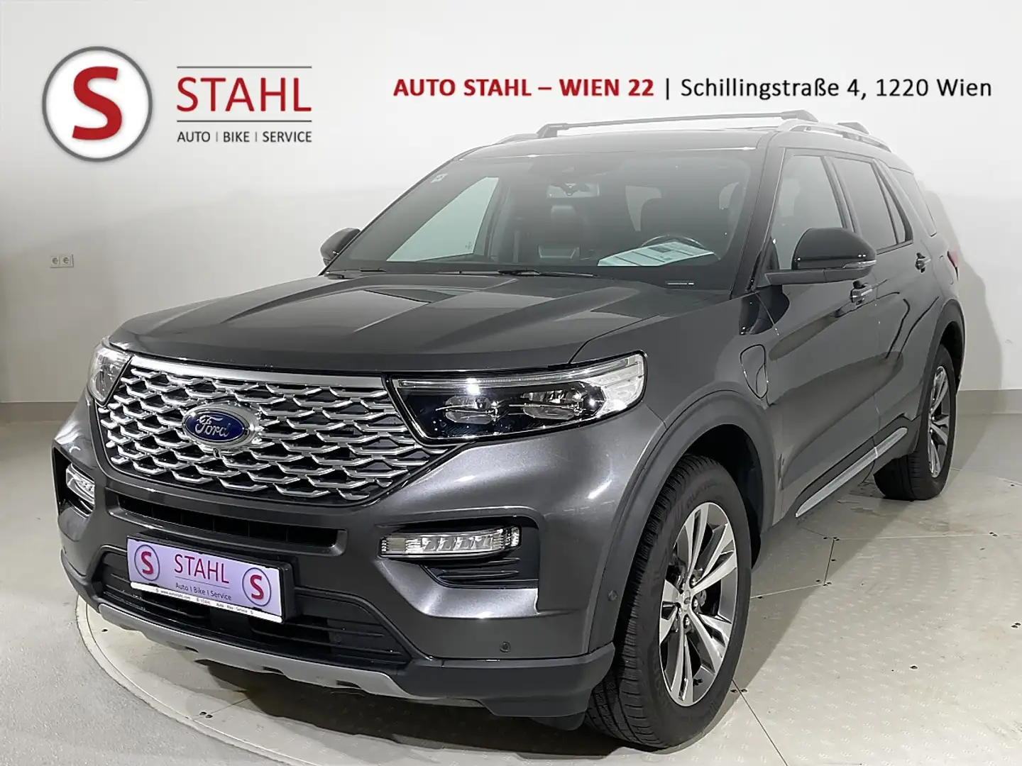 Ford Explorer 3,0 EcoBoost PHEV AWD Platinum Aut. Grün - 1
