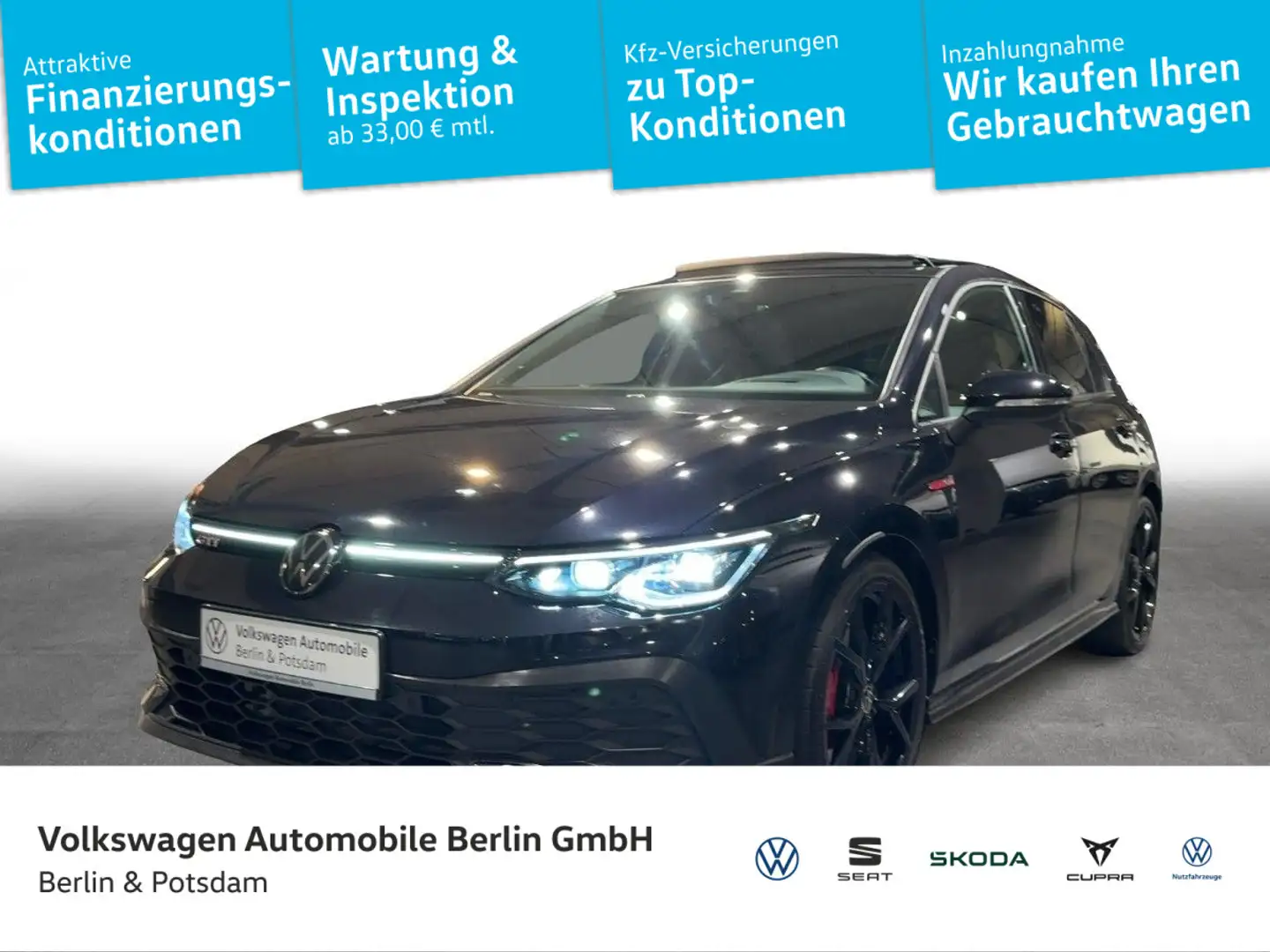 Volkswagen Golf GTI Golf VIII GTI 2.0TSI DSG Clubsport P-DACH H&K NA Schwarz - 1