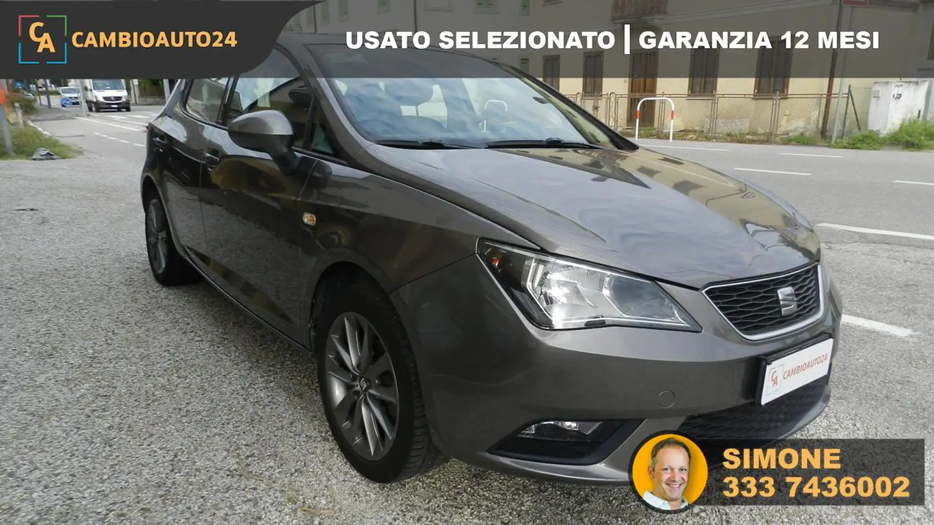 SEAT Ibiza 1.4 5 porte I-Tech CON IMPIANTO A GPL Gris - 2