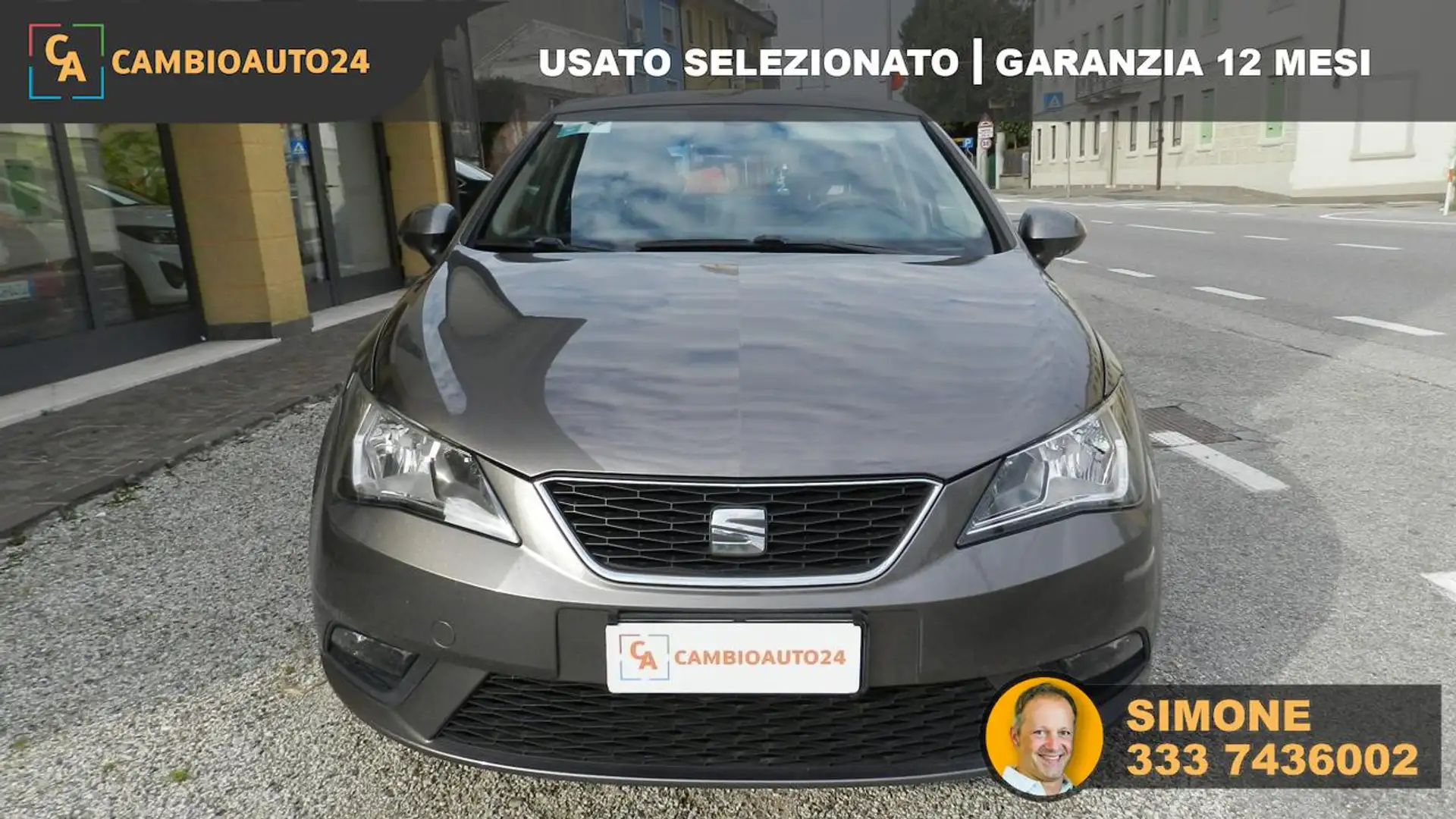 SEAT Ibiza 1.4 5 porte I-Tech CON IMPIANTO A GPL Gris - 1