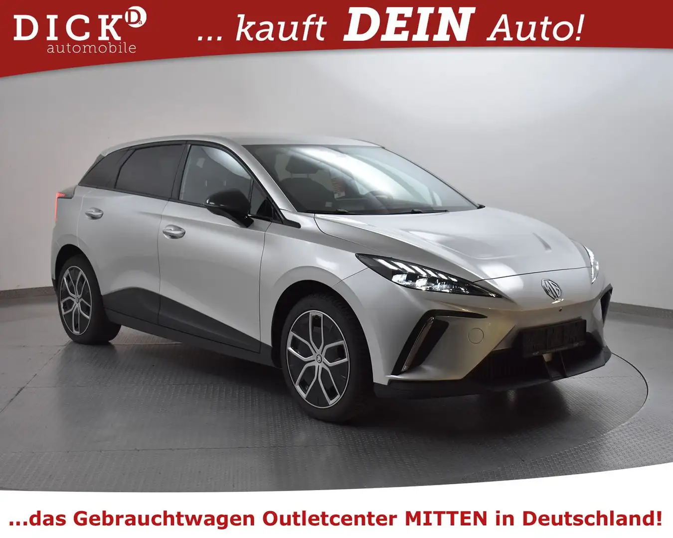 MG MG4 64 kWh Luxury VIRTU+LEDER+LED+SHZ+DAB+ACC Blanc - 1