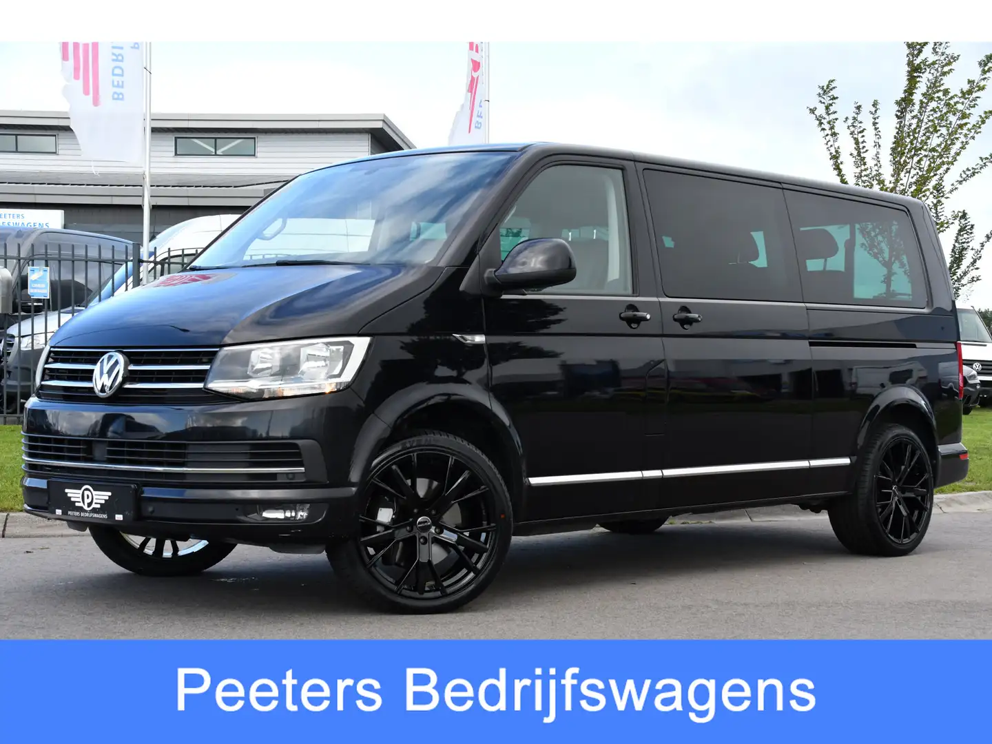 Volkswagen T6 Transporter Caravelle 2.0 TDI L2H1 Highline Adaptieve Cruise, Noir - 1