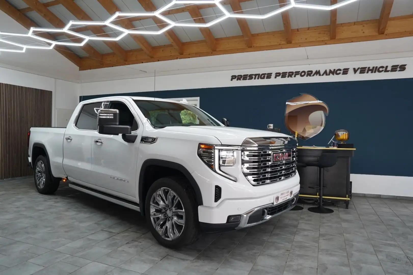 GMC Sierra Denali 3.0D Duramax Blanc - 1