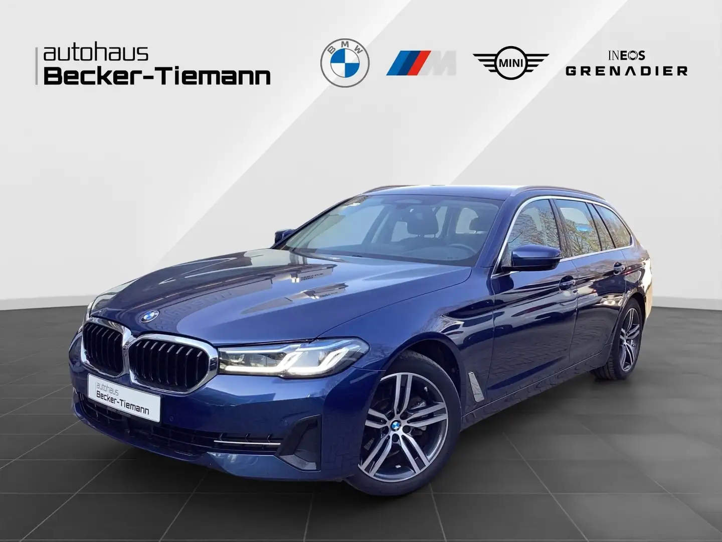 BMW 520 d Touring / 360° / Laser / ACC / HeadUp / HiFi / K Blau - 1