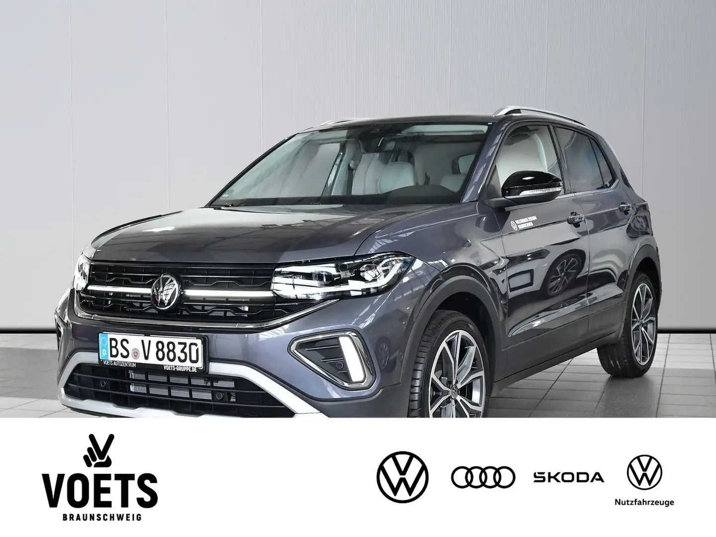 Volkswagen T-Cross Style 1.0 TSI DSG NAVI+LED+ACC+RearView Gris - 1