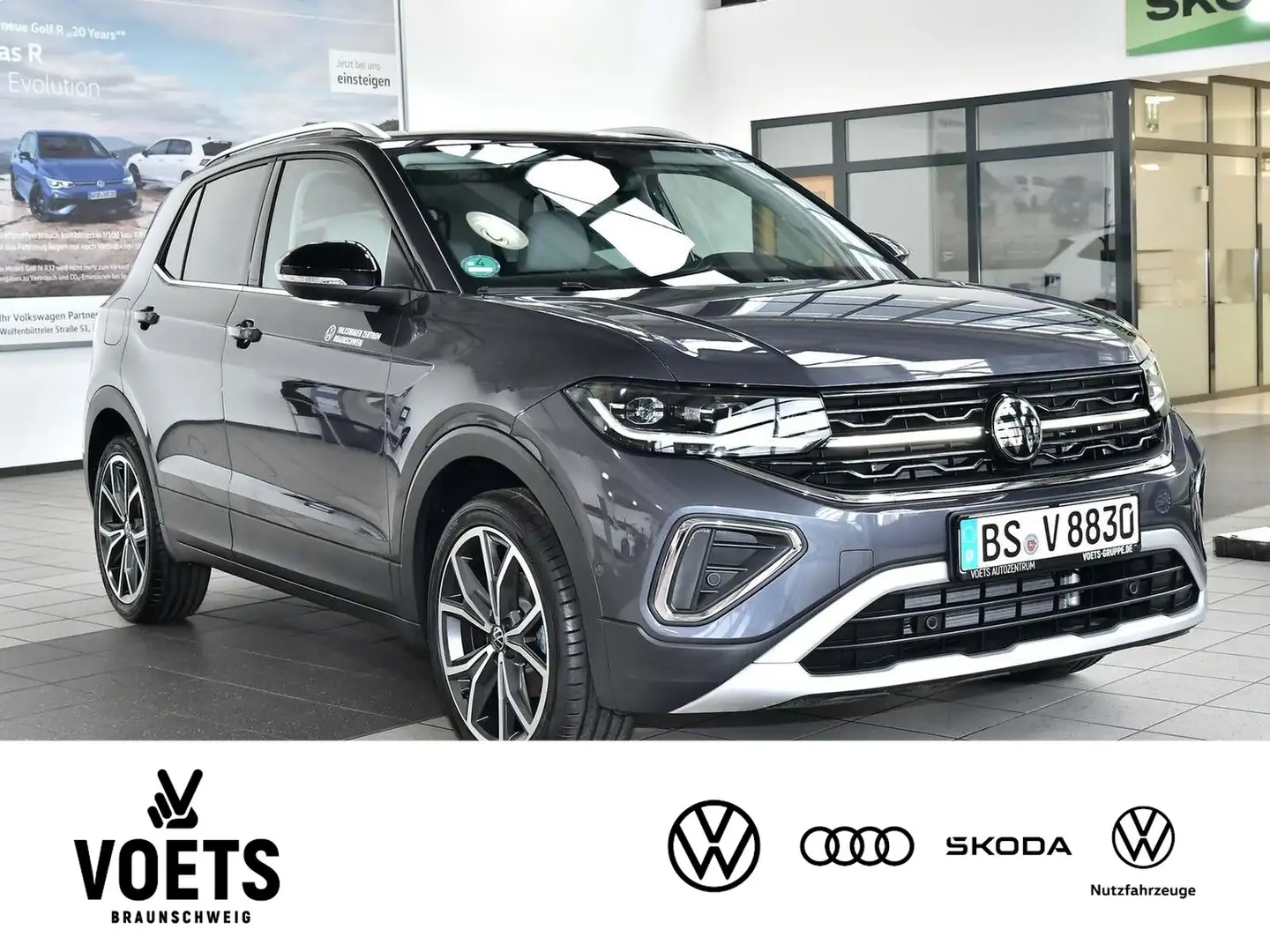 Volkswagen T-Cross Style 1.0 TSI DSG NAVI+LED+ACC+RearView Grau - 2