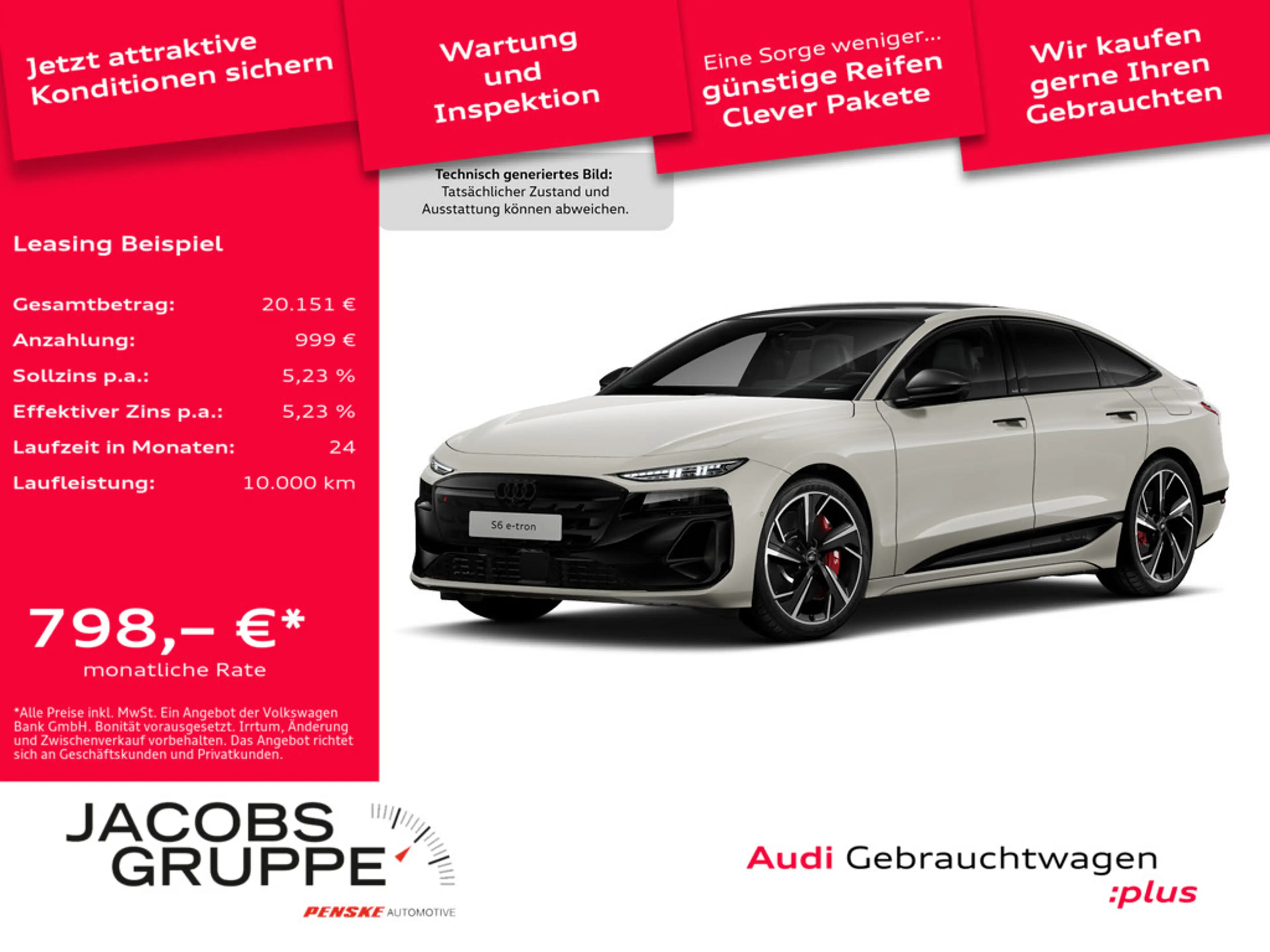 Audi S6 e-tron Spb. S-Sitze+/Matrix/Carbon/Pano/HuD/360°/Massage/21Zoll