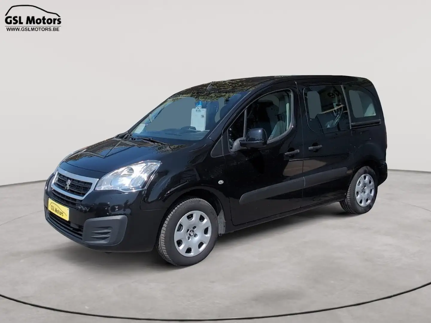 Peugeot Partner 1.6HDi 100 Automatic noir 04/16 Airco GPS Capteur Zwart - 1