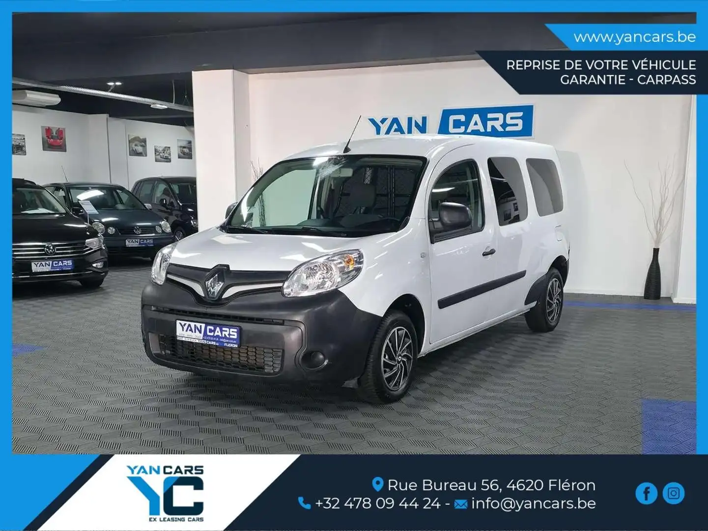 Renault Kangoo MAXI * UTILITAIRE * 49.000 KM ! * TOP MECANIQUE Blanc - 1
