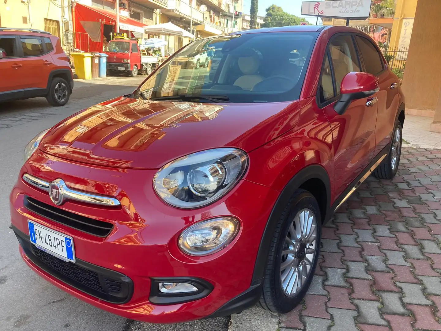 Fiat 500X 500 X 2018 1.3 mjt Lounge 4x2 95cv my17 Rouge - 1