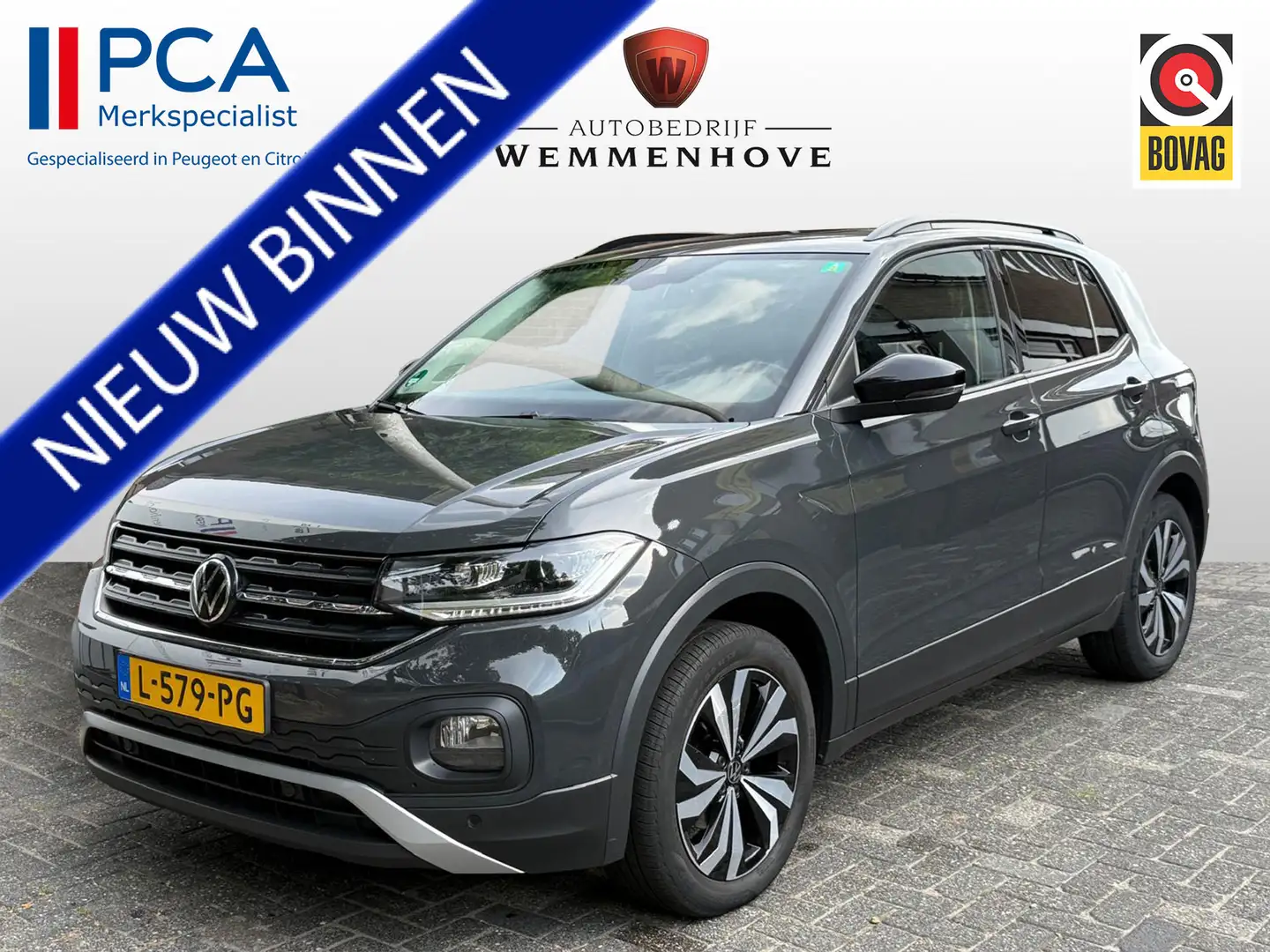 Volkswagen T-Cross 1.0 TSI Life Navigatie/Alu wielen/Nieuw type/Airco Grijs - 1