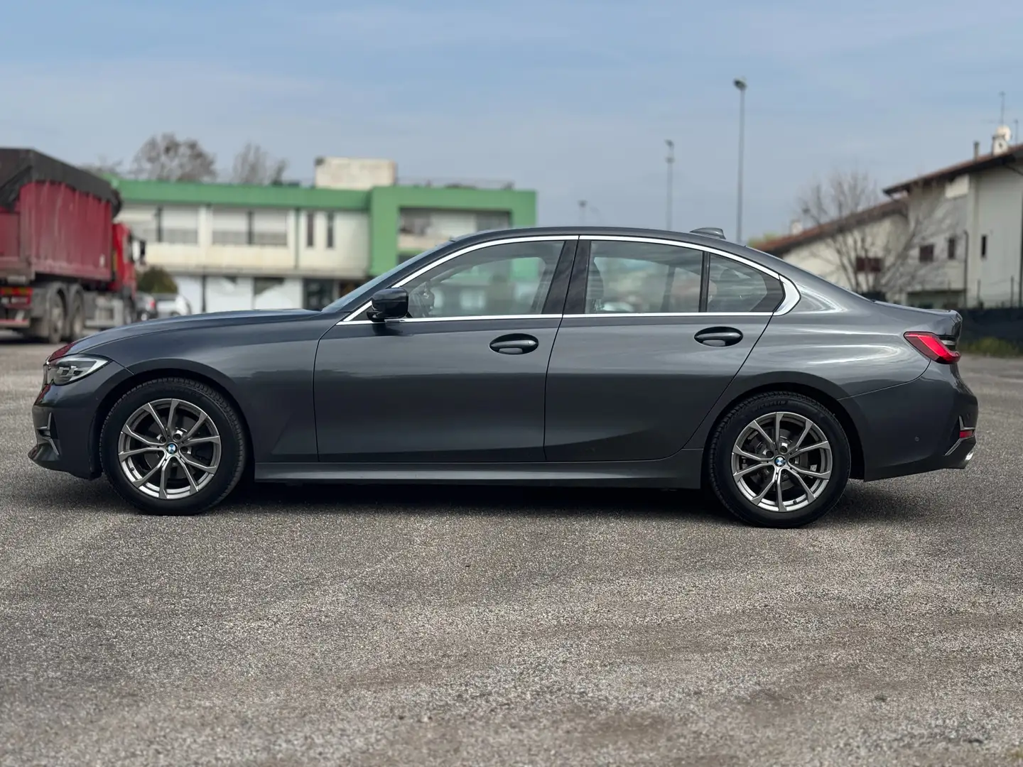 BMW 320 320d auto UNICO PROPRIETARIO - SERVICE BMW Grigio - 2