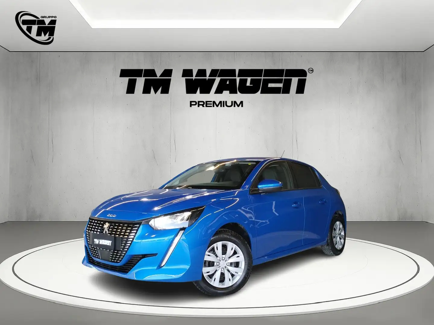 Peugeot 208 2019 1.5 bluehdi Allure s Bleu - 1