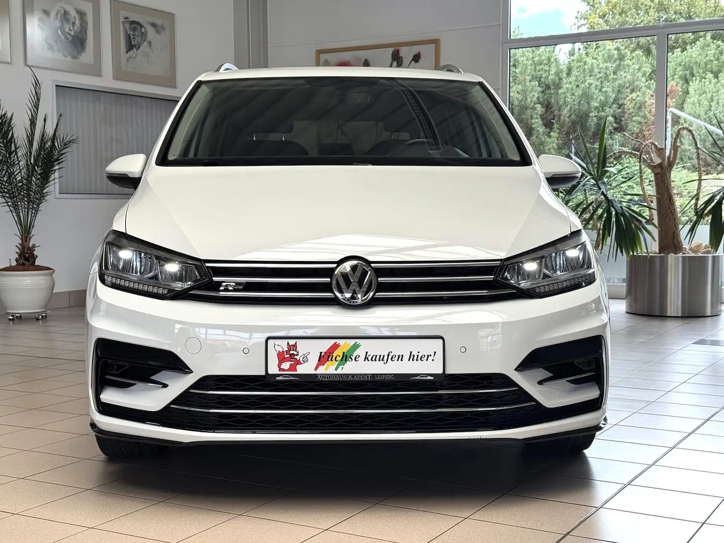 Volkswagen Touran 150 DSG R-Line/7Sitz/LED/Navi/ACC/Massage Blanc - 2
