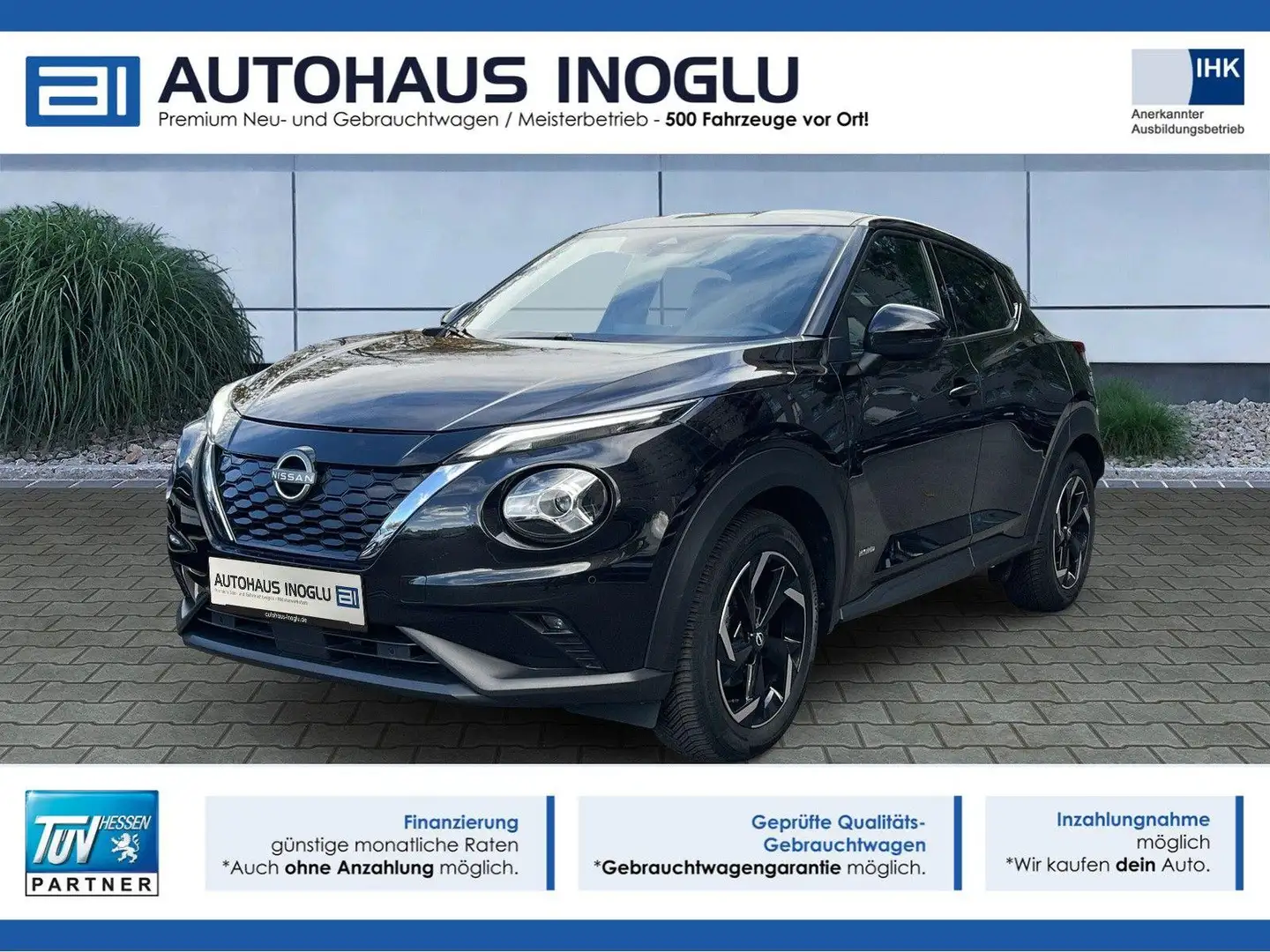 Nissan Juke 1.6 N-Connecta*Navi*LED*RKam*Winterpaket Schwarz - 1