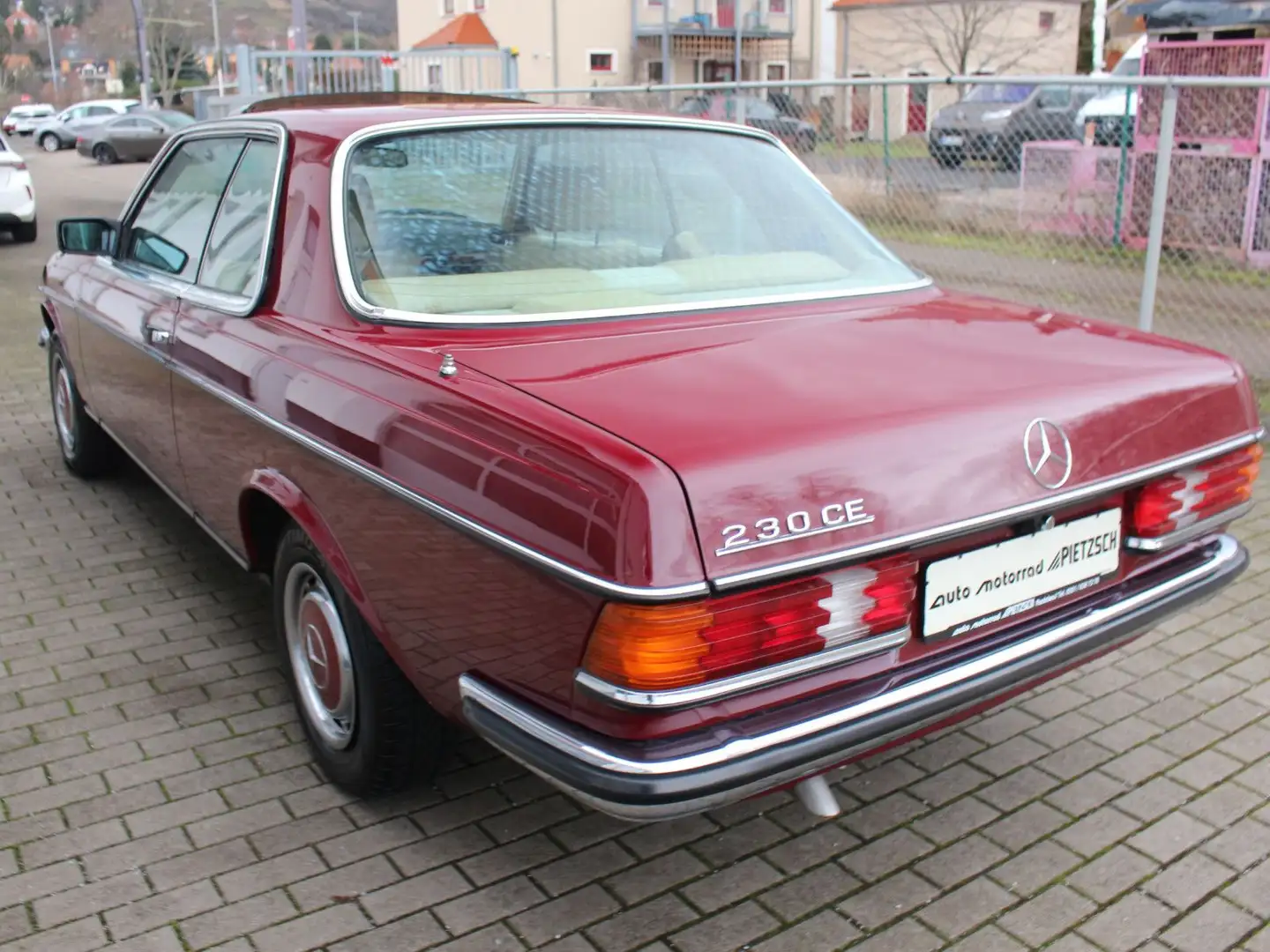 Mercedes-Benz 230 CE W123 C Schiebedach H-Kennzeichen Kırmızı - 2