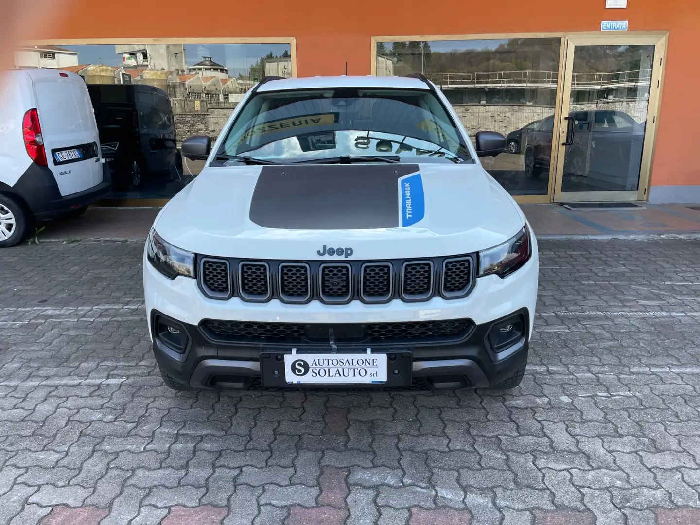 Jeep Compass 1.3 T4 240CV PHEV AT6 4xe Trailhawk Telec. 360 Blanc - 2