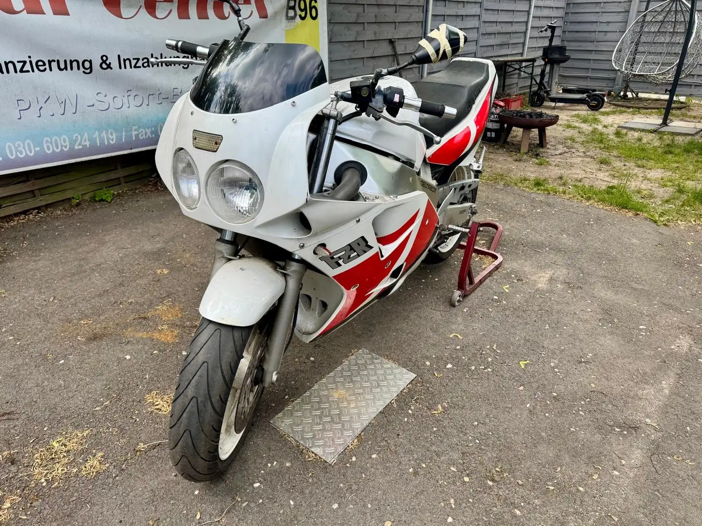 Yamaha FZR 1000 Blanc - 1