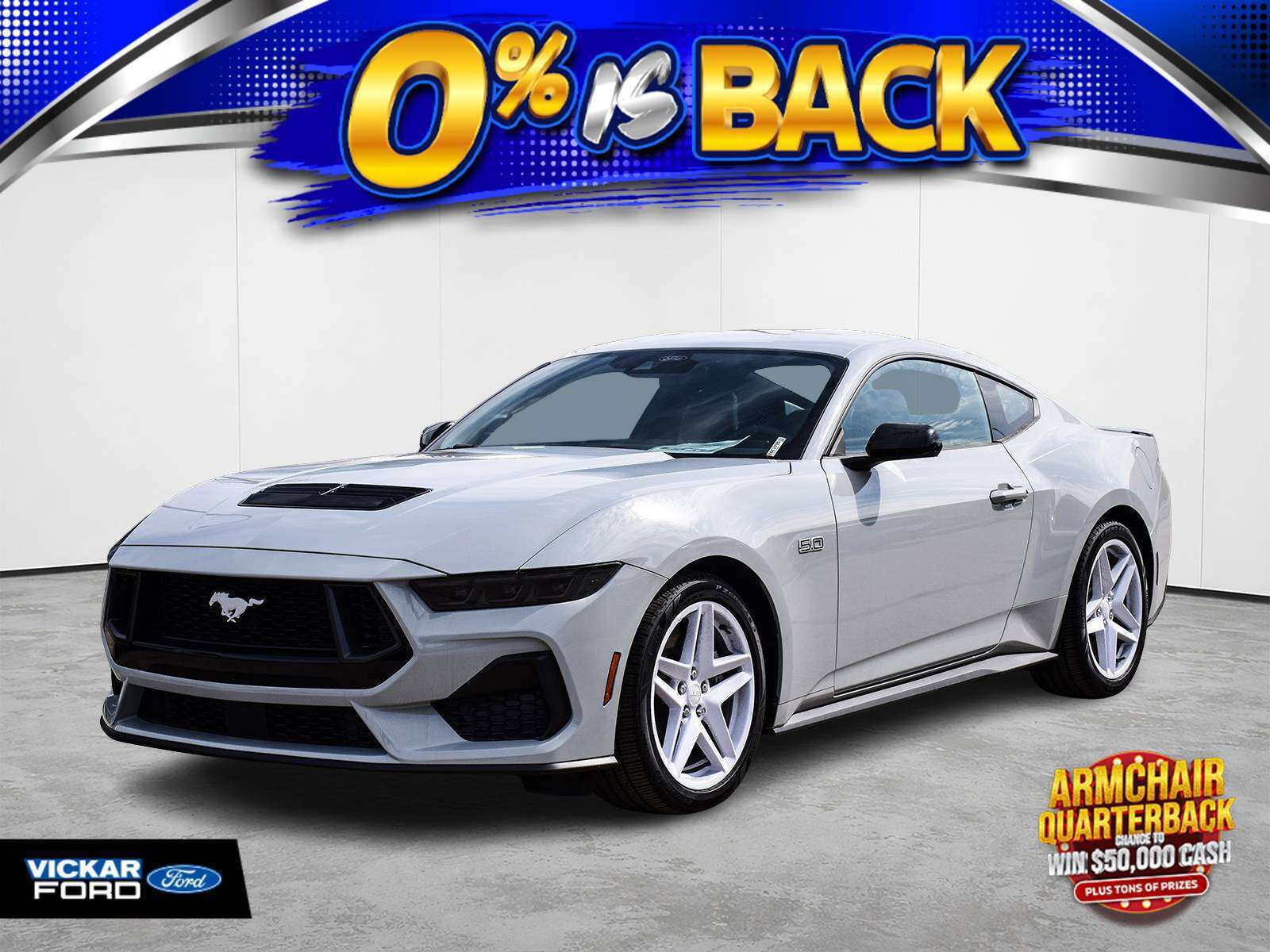 Gray 2026 Ford Mustang Coupe Rear-Wheel Drive Automatic