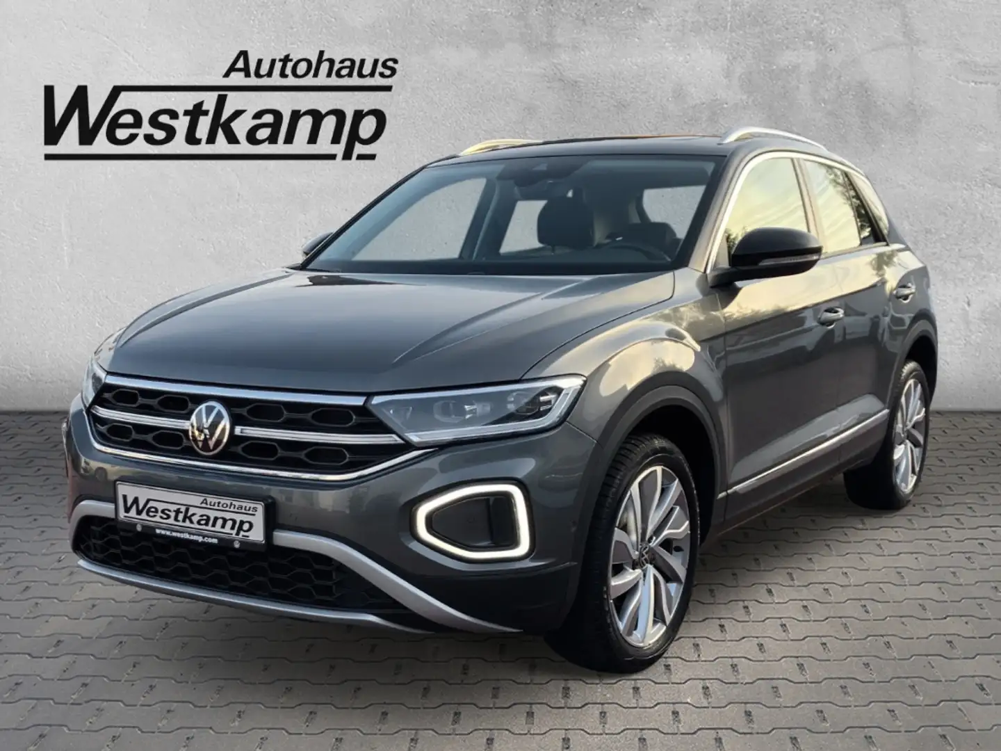 Volkswagen T-Roc Style 1.5 TSI DSG Panodach Matrix-Led Gris - 1
