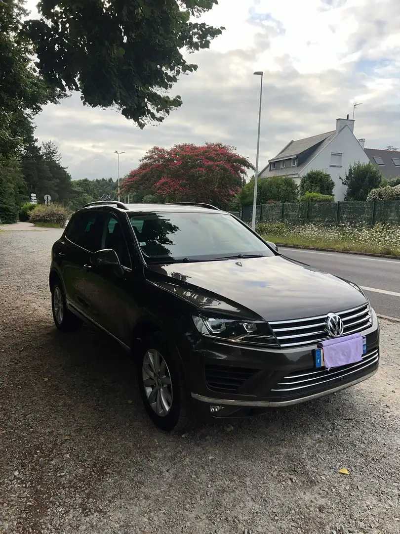 Volkswagen Touareg 3.0 V6 TDI 262 BMT Tiptronic 8 4Motion Carat Brun - 1