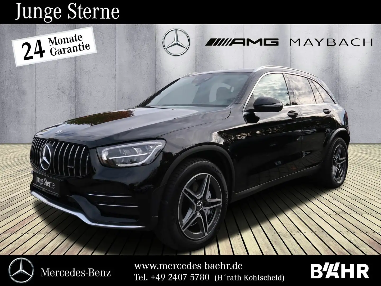 Mercedes-Benz GLC 43 AMG GLC 43 4M MBUX-Navi/LED/Distronic/AHK/Pano/RFK Schwarz - 1