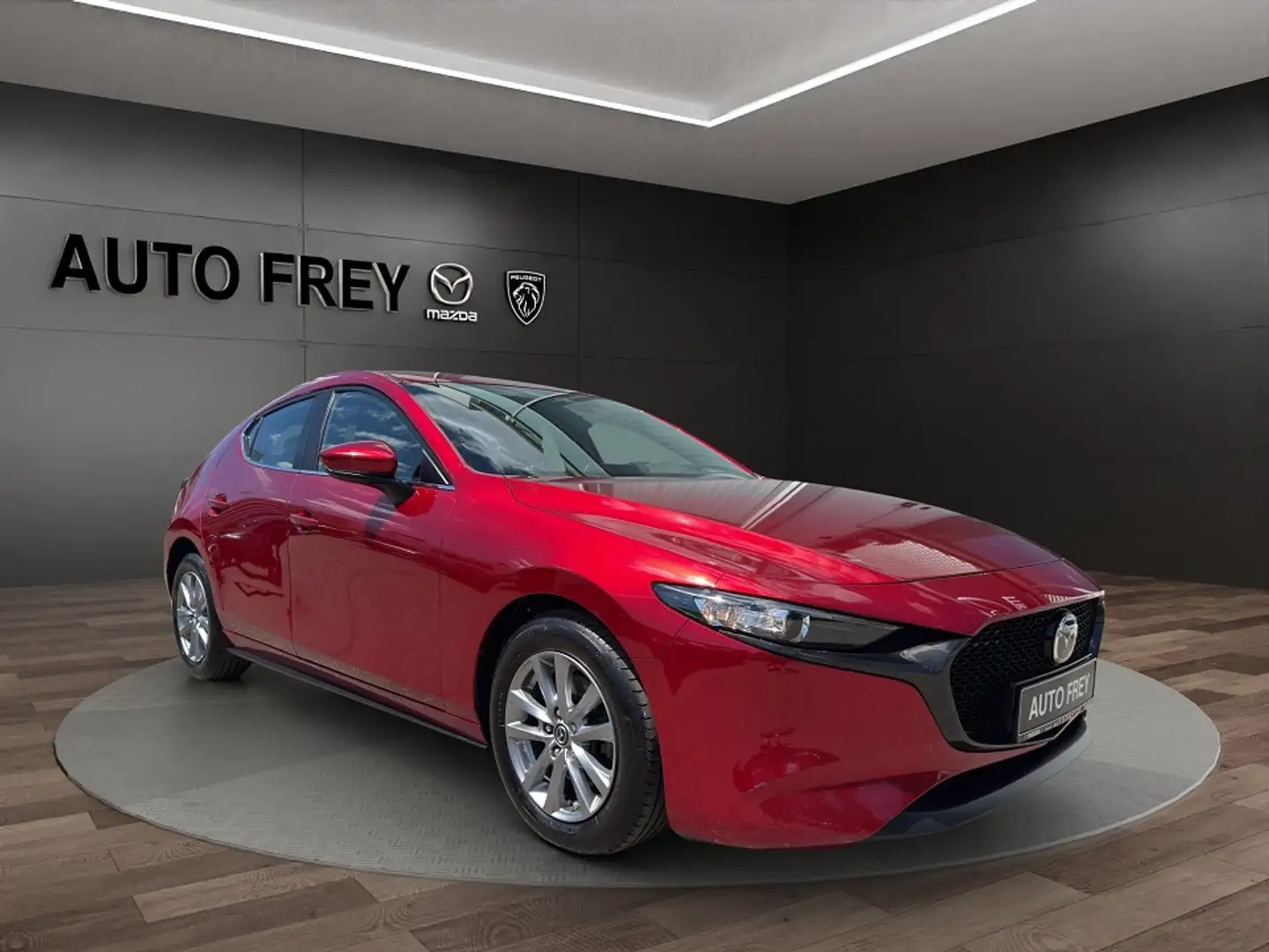 Mazda 3 116PS AT+ ACAA+KLIMA+NAVI+MRCC+EPH+LED+RADIO+BLUET Kırmızı - 1