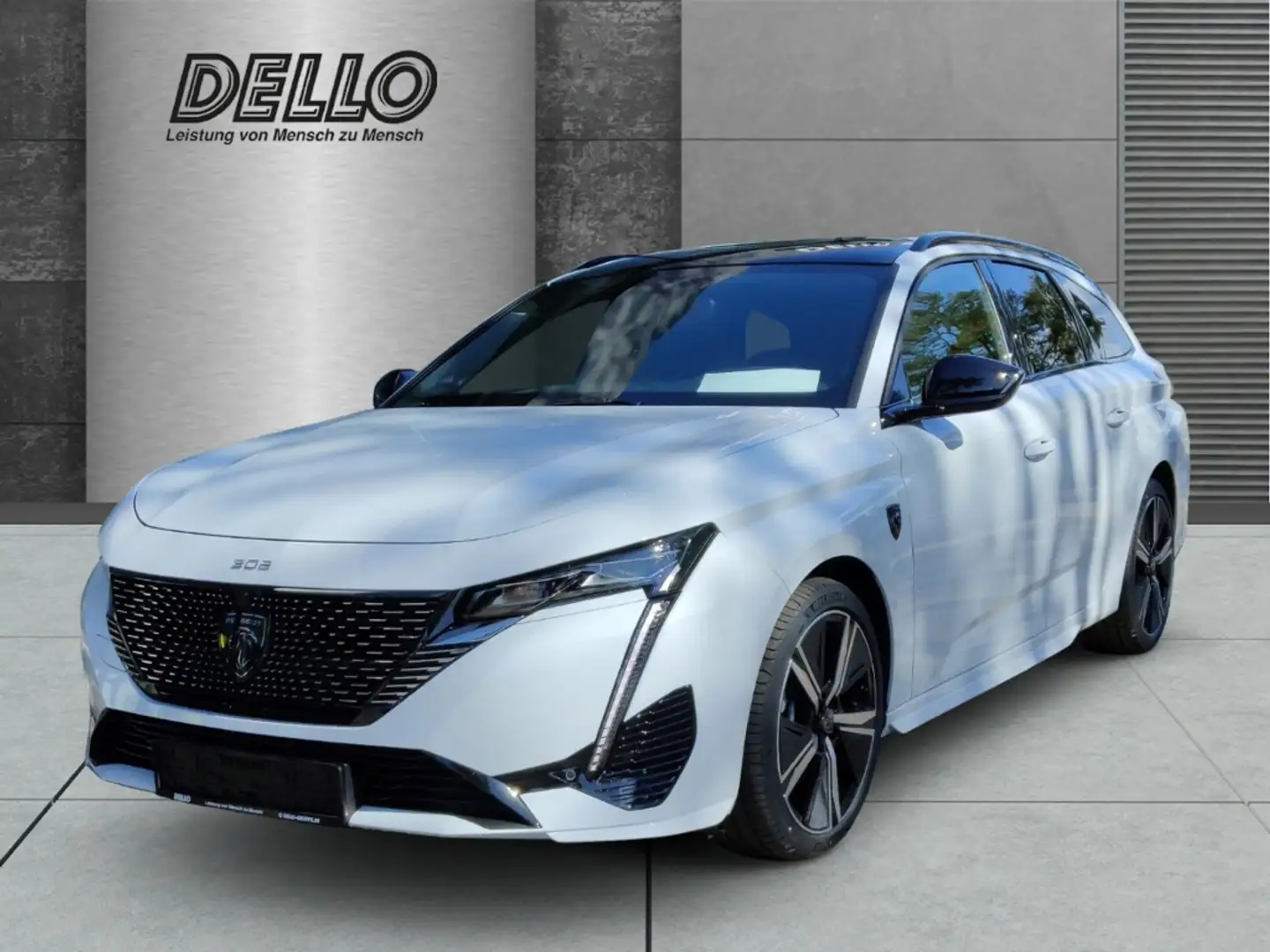 Peugeot 308 SW GT Hybrid AT Premium-Paket Surrounding-Plus AHK Blanc - 1