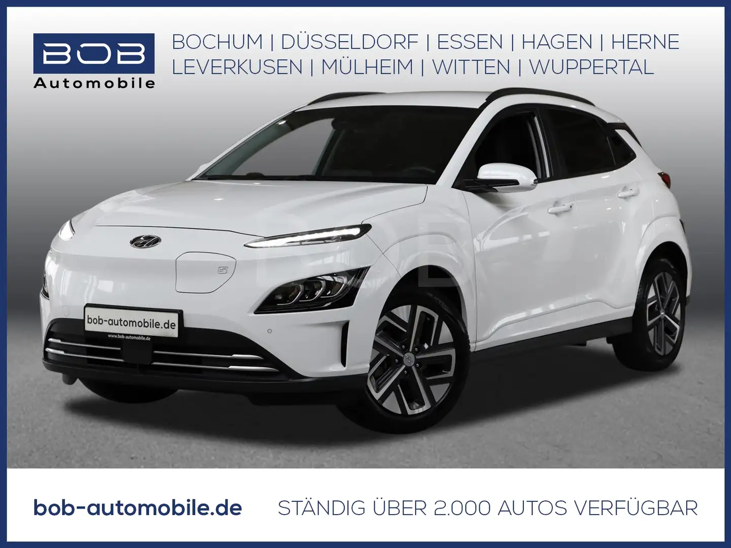 Hyundai KONA Elektro 39,2 kWh Trend NAVI LED KRELL ACC Blanc - 1