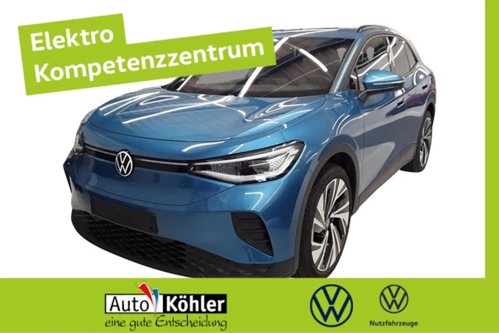 Volkswagen ID.4 Pro Matrix/CCS/CarPlay/ACC/AHK/LED/HUD/Navi Blau - 1