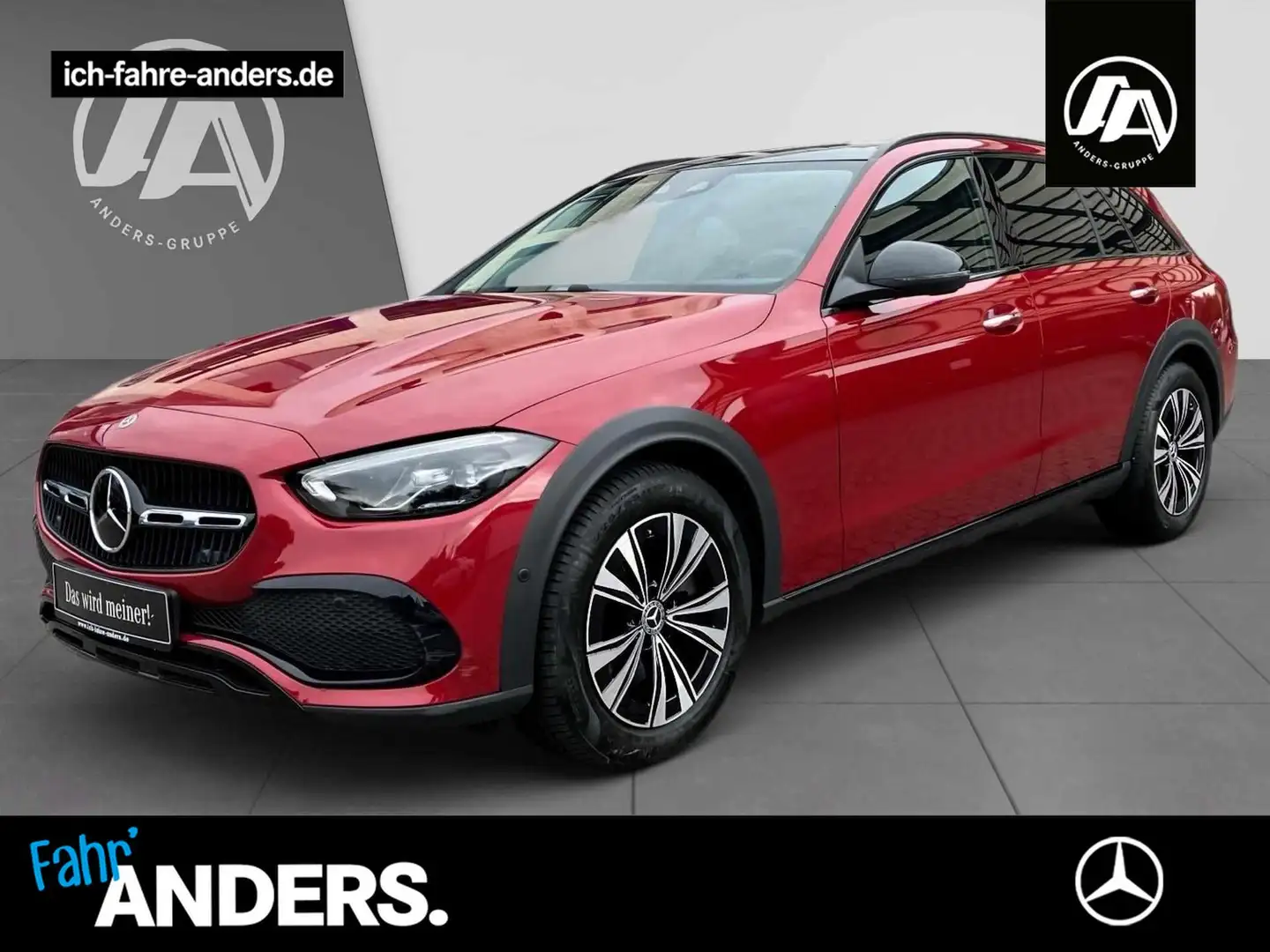 Mercedes-Benz C 220 d 4M T All-Terrain Pano+Dist+AHK+Night+Key Rosso - 1