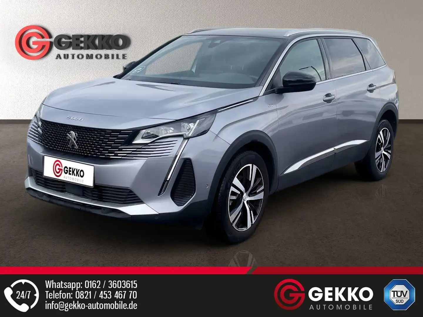 Peugeot 5008 GT PureTech +KAMERA+7-Sitzer+NAVI+APP+LED+Metallic Grey - 2