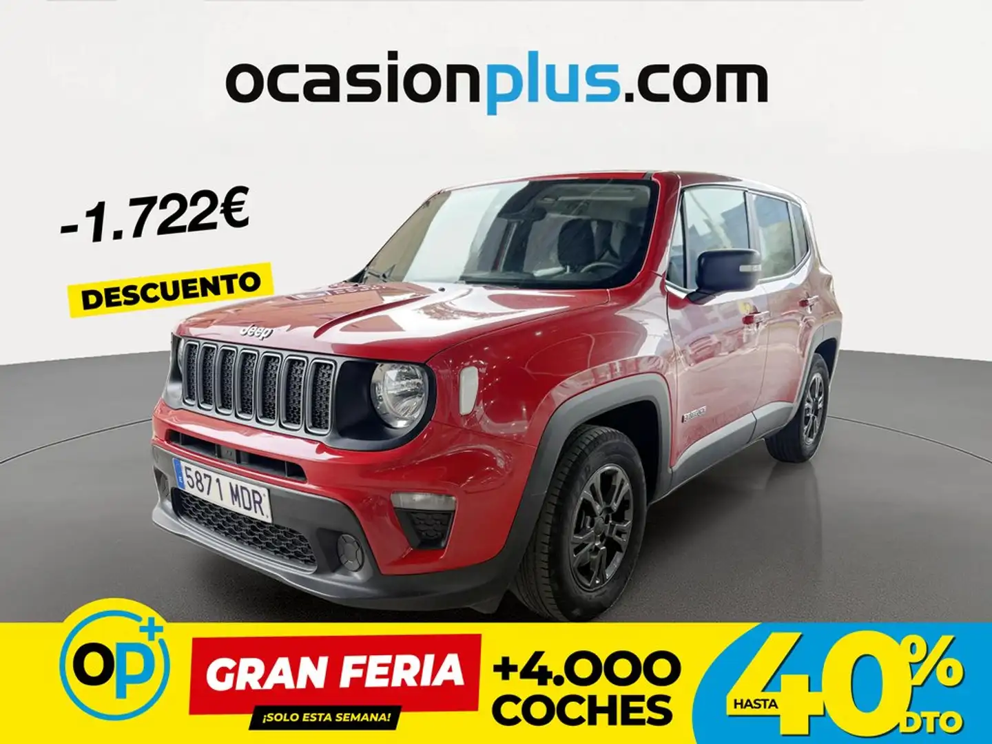 Jeep Renegade 1.5 MHEV Longitude Rojo - 1