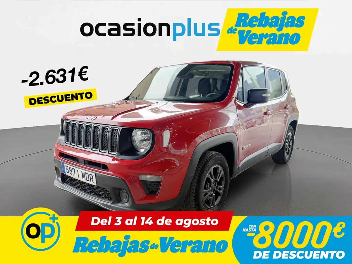 Jeep Renegade 1.5 MHEV Longitude Rojo - 1