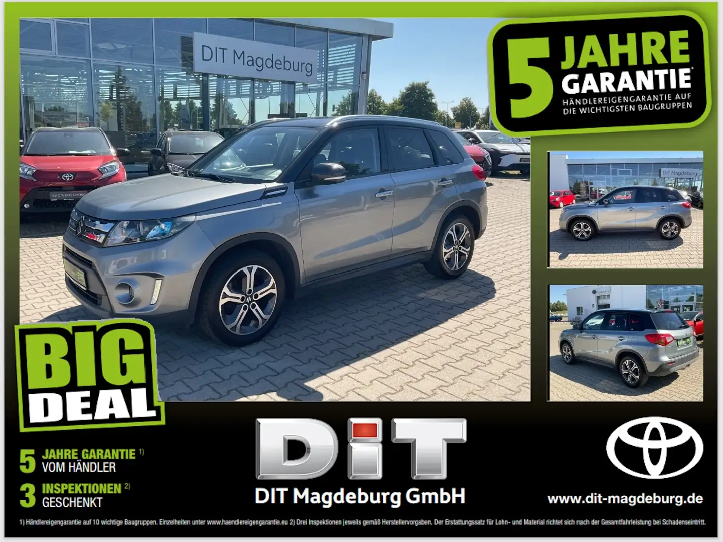 Suzuki Vitara 1.6 DDiS 4x2 Comfort+ LED,Leder,Sitzheiz. Grijs - 1