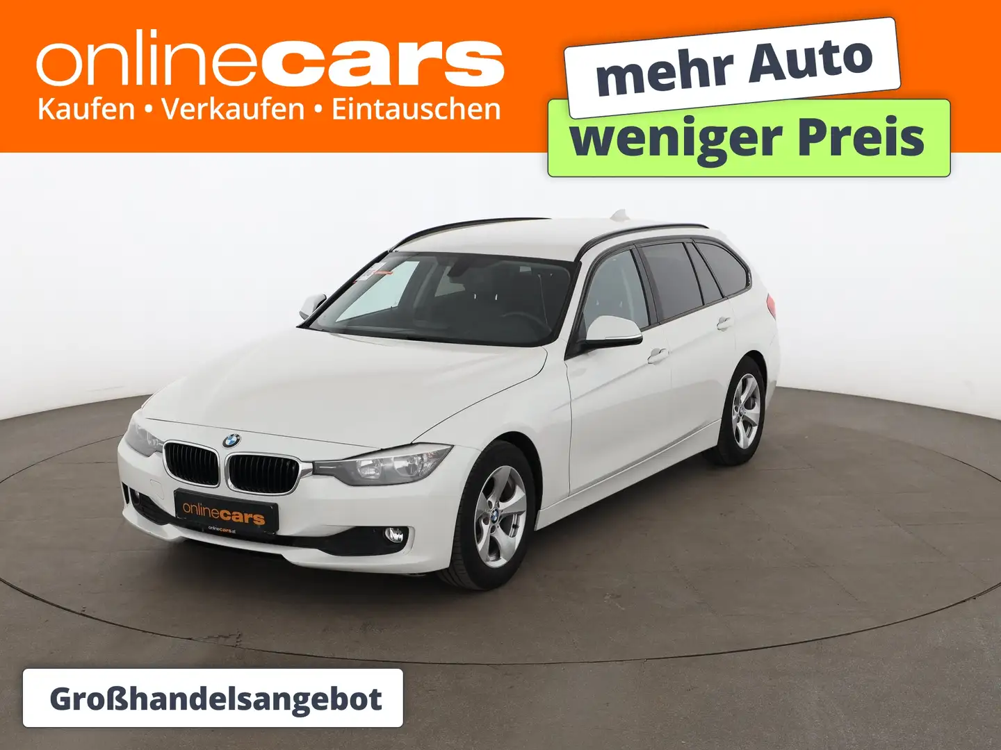 BMW 320 d Touring Luxury Line LEDER NAVI SITZHZG KLIMA Weiß - 1