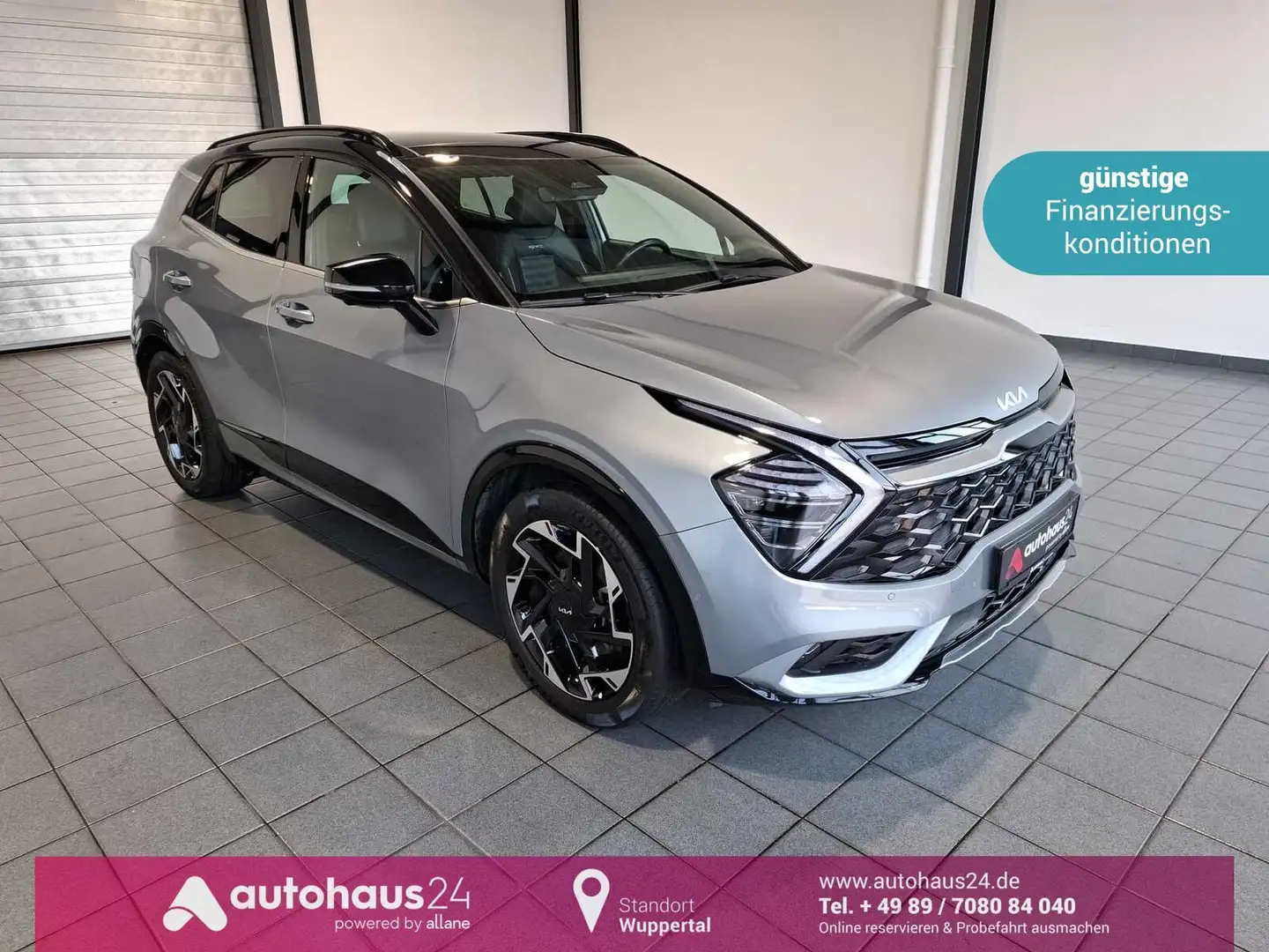 Kia Sportage 1.6 PHEV GT-Line 4WD|ACC|Pano|H&K|Navi Zilver - 1