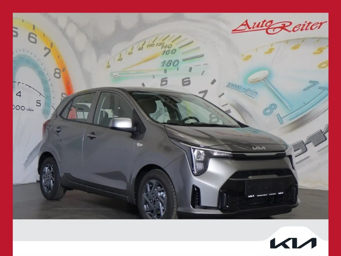 Kia Picanto 1,0 GDI Silber Aut. * SITZHEIZUNG, LENKRADHEIZU... Grau - 1