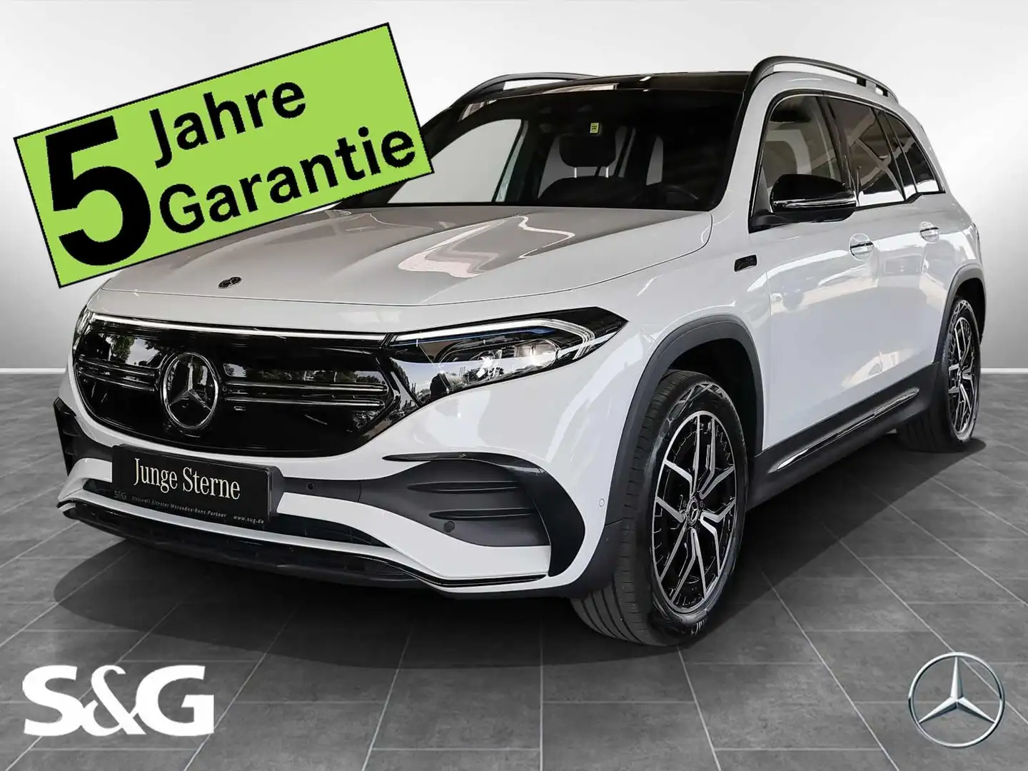 Mercedes-Benz EQB 300 4M AMG PANORAMA+DISTRONIC+MEMORY+HEADUP Weiß - 1