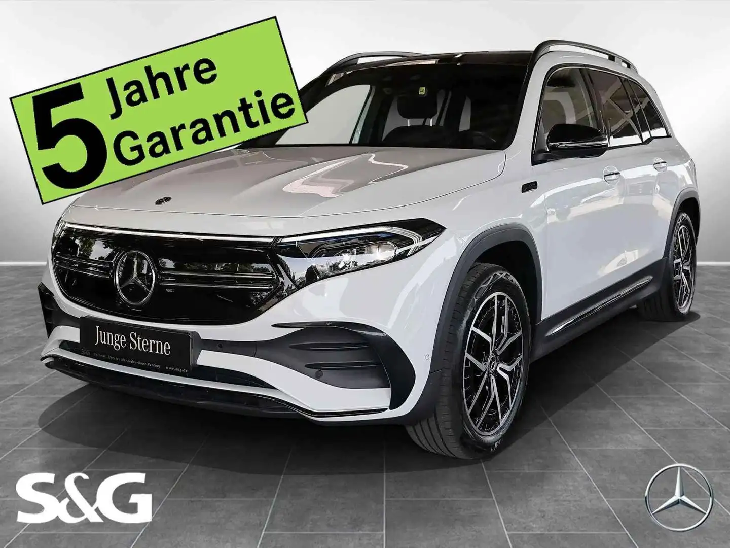 Mercedes-Benz EQB 300 4M AMG PANORAMA+DISTRONIC+MEMORY+HEADUP Weiß - 1