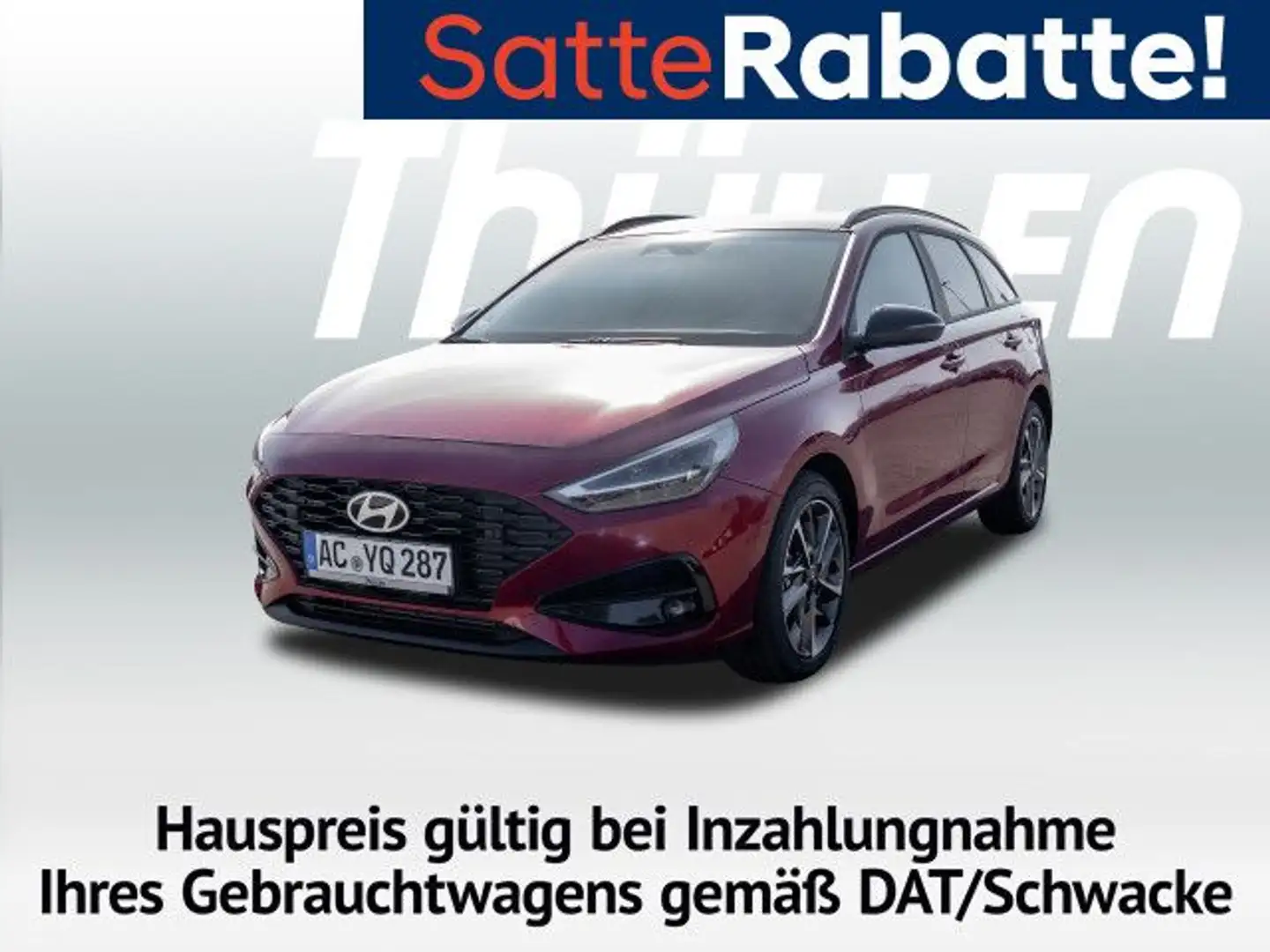 Hyundai i30 FL Kombi 1.5 T-GDi 48V 7-DCT 2WD ADVANTAGE LED Rot - 1