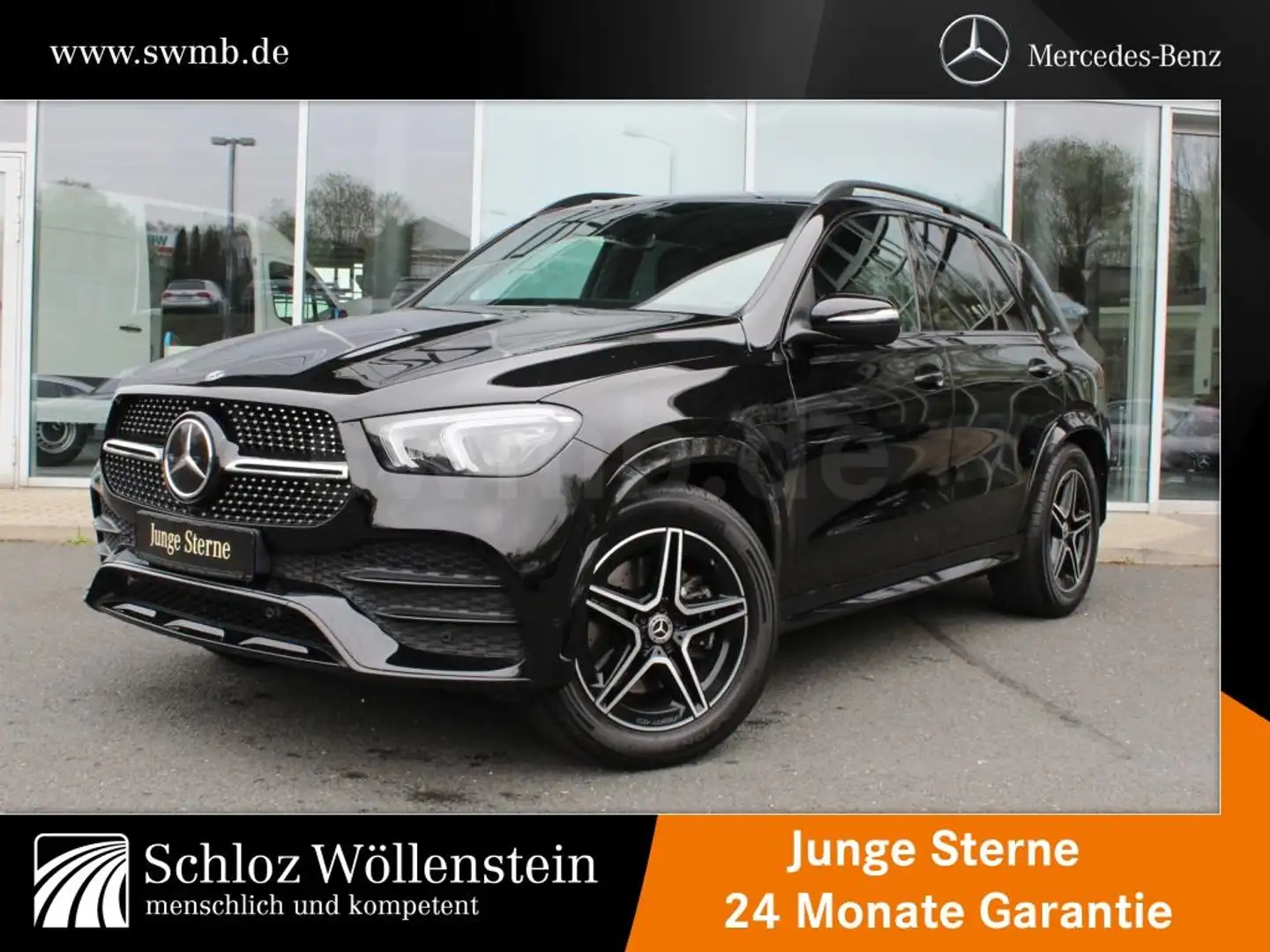 Mercedes-Benz GLE 400 d 4M AMG/Night/MULTIBEAM/AHK/Fahrass/360 Černá - 1