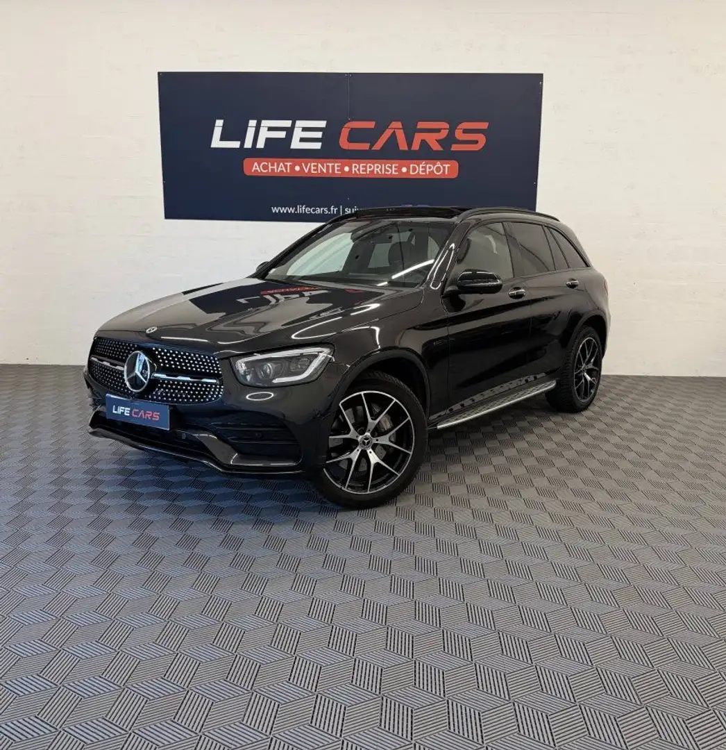 Mercedes-Benz GLC 300 300 de 194%2B122ch AMG Line 2021 4Matic 9G-Tronic full option entretien mercedes Gris - 1