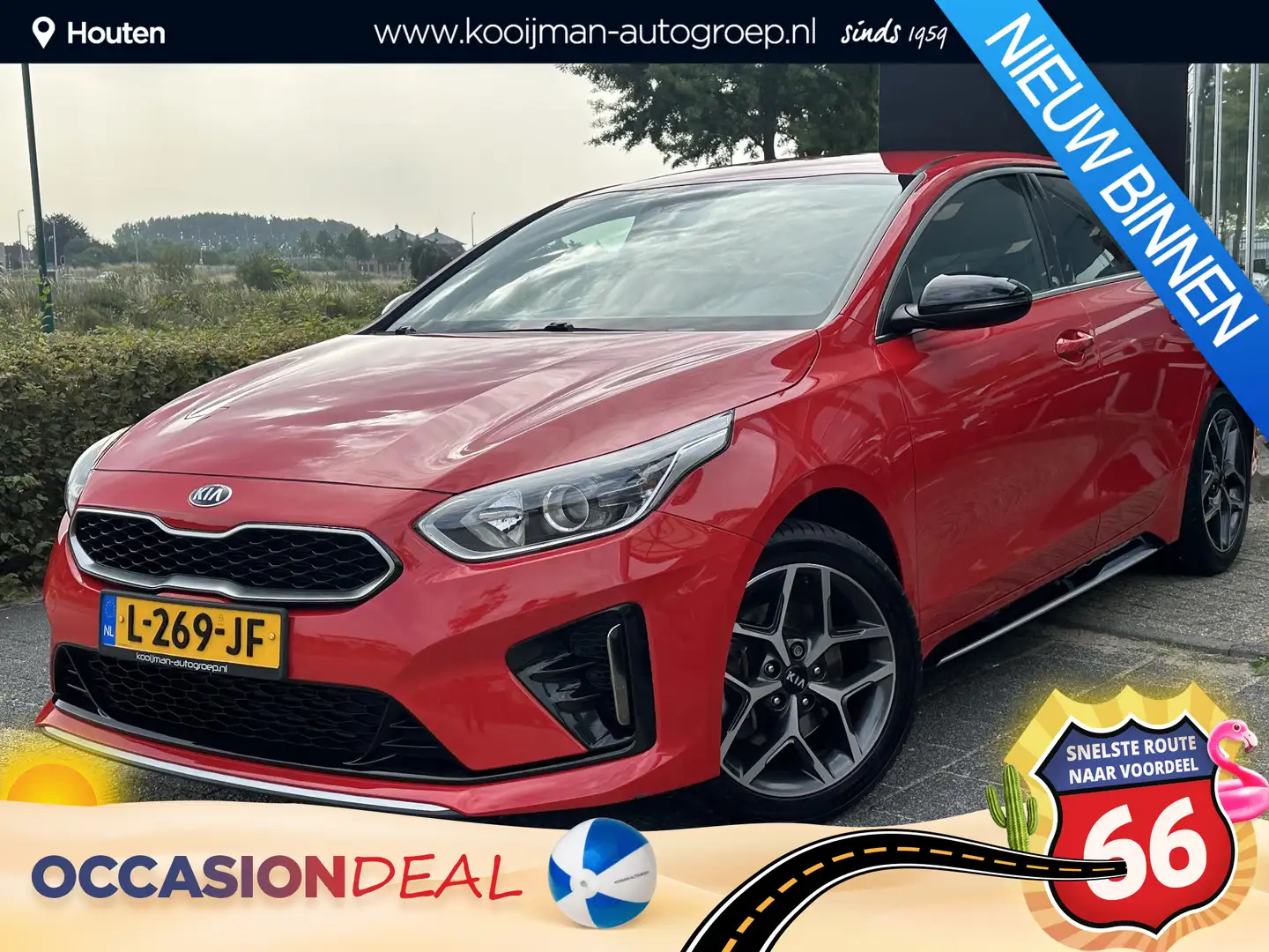 Kia ProCeed / pro_cee'd 1.0 T-GDI GT-Line Edition | Afneembare Trekhaak | Rood - 1