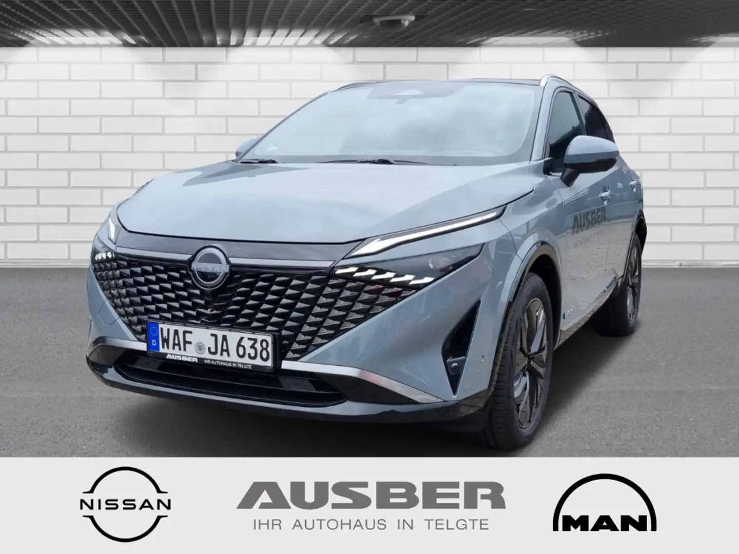 Nissan Qashqai Tekna J12B e-Power 1.5 VC-T Panoramaglasdach Grau - 1