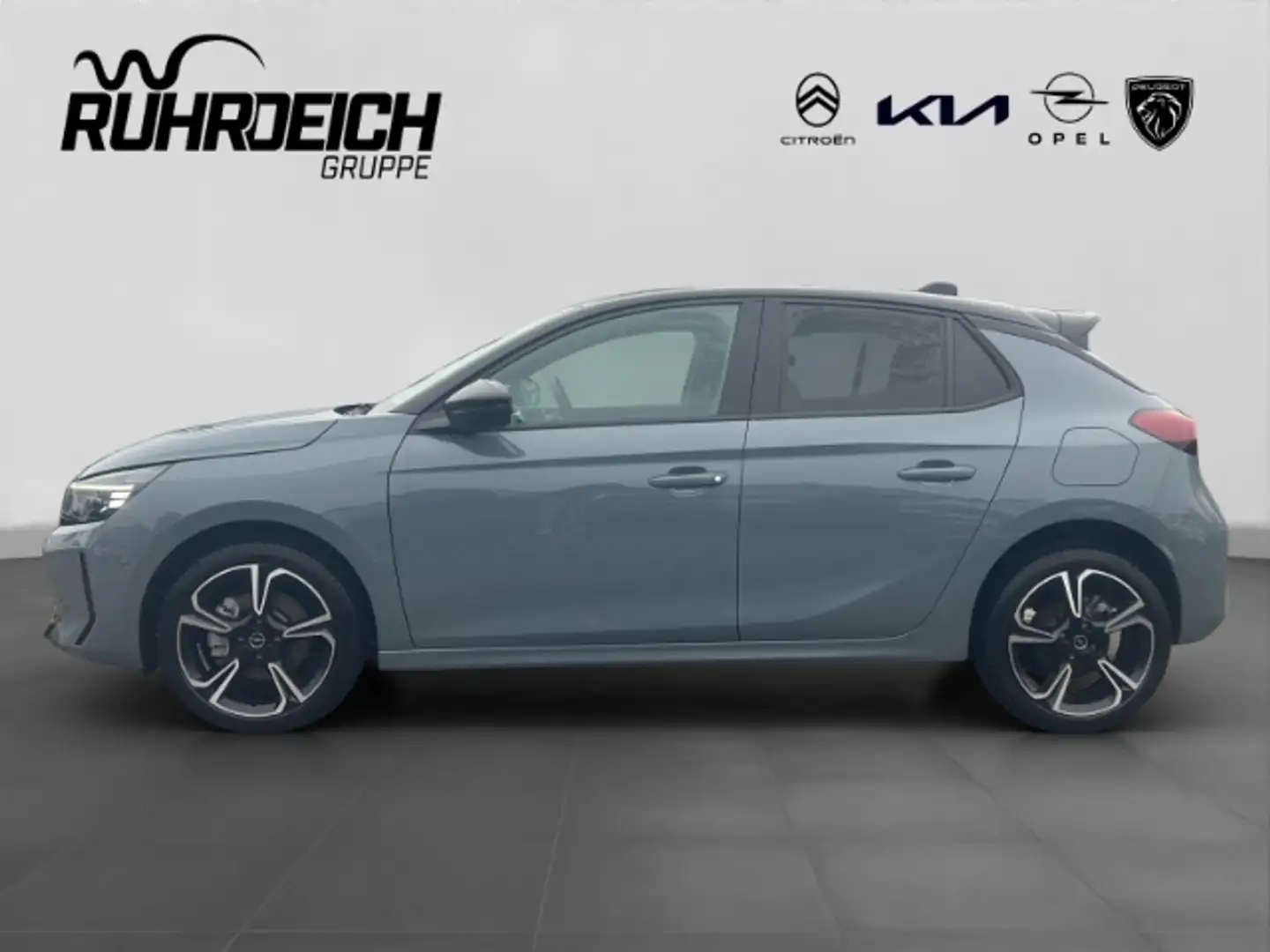 Opel Corsa F GS 1.2 MHEV 48V Hybrid NAVI ACC MATRIX LED SHZ L Grau - 2