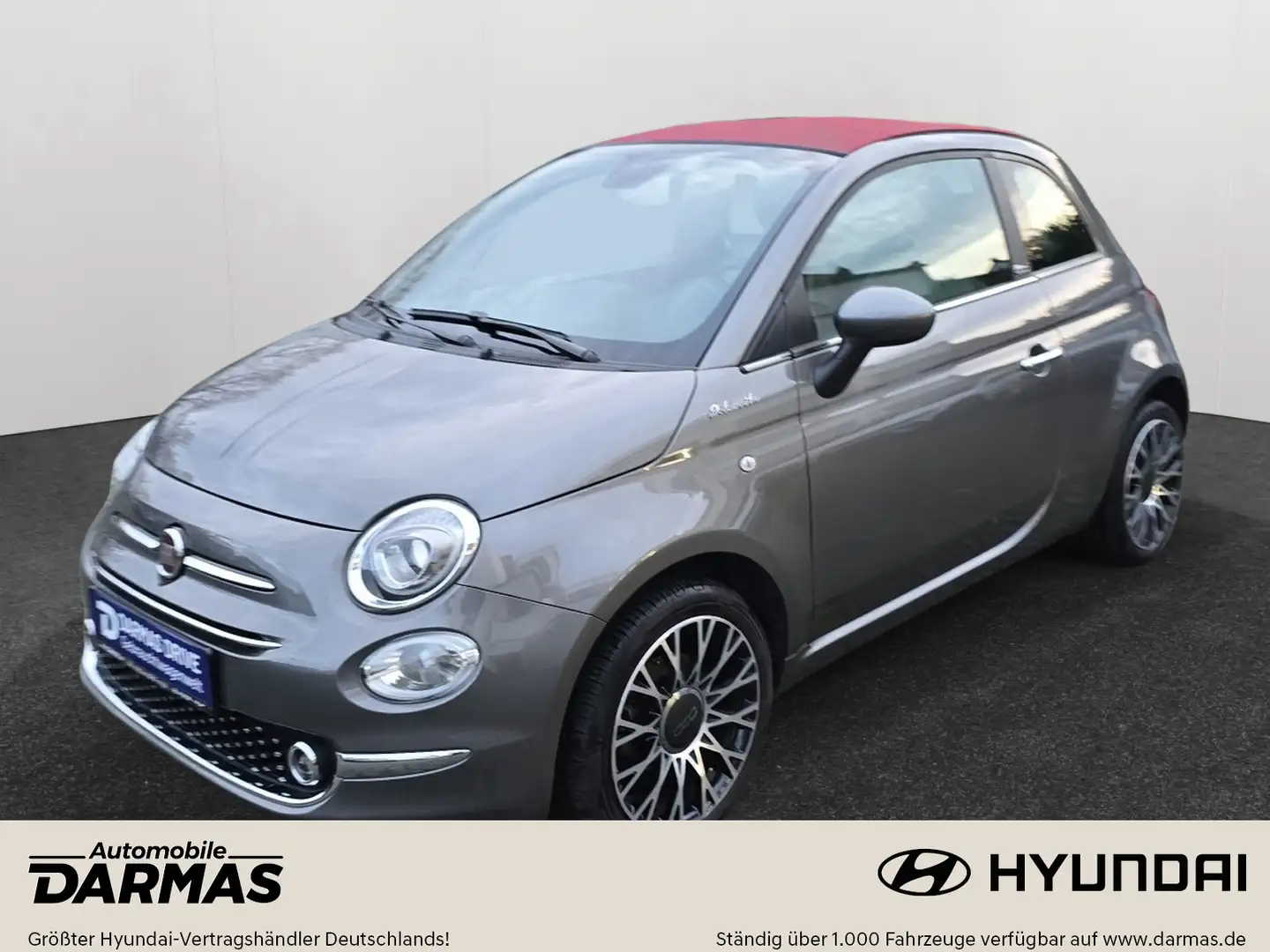 Fiat 500C 500C DOLCEVITA - Klimaauto, Teilleder, Navi - 1