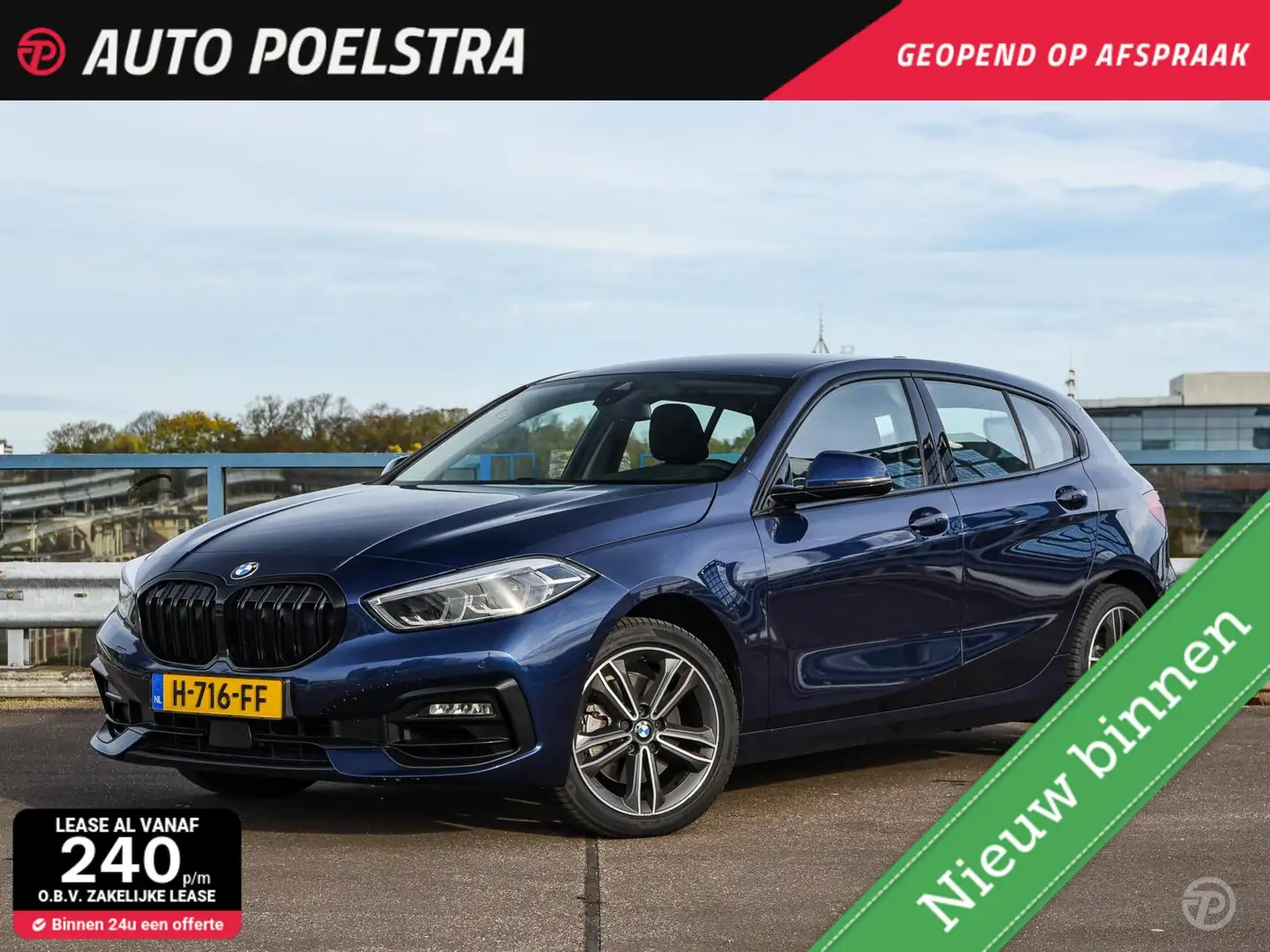 BMW 118 1-serie 118i Executive Sport Line Camera Sfeerverl Blauw - 1