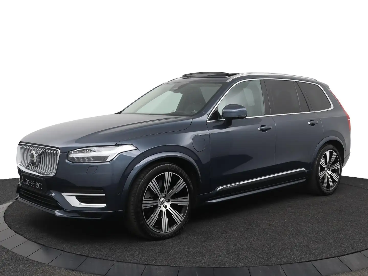 Volvo XC90 T8 AWD Ultimate Bright|LUCHTVERING|360|HUD|PANO|MA Bleu - 1